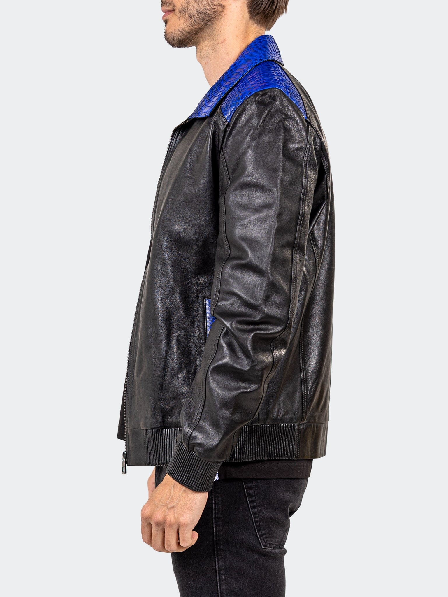 Leather Ascension0043Blue Black