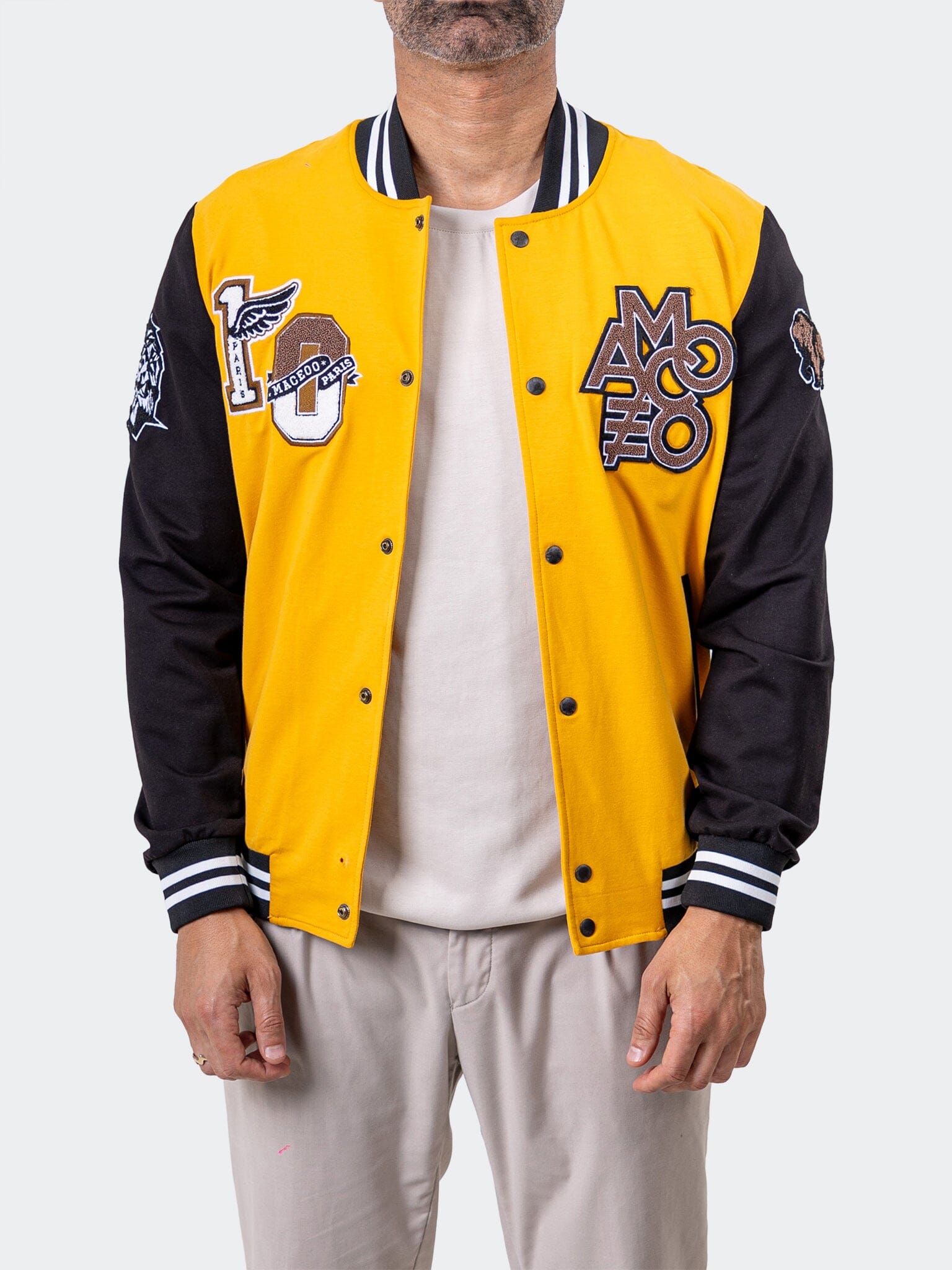 Bomber Varsity222 Brown