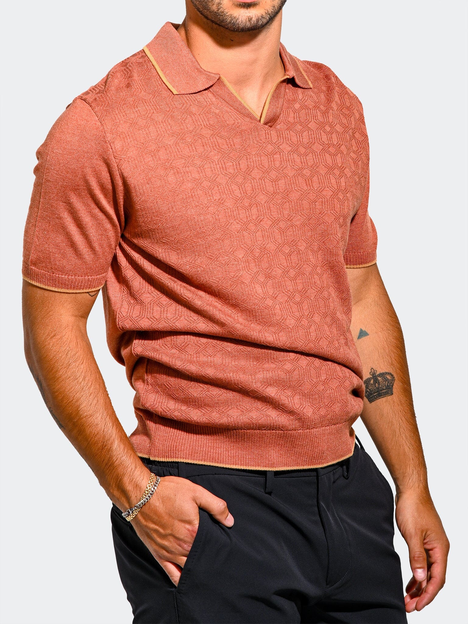 Sweater Knitted0030 Orange