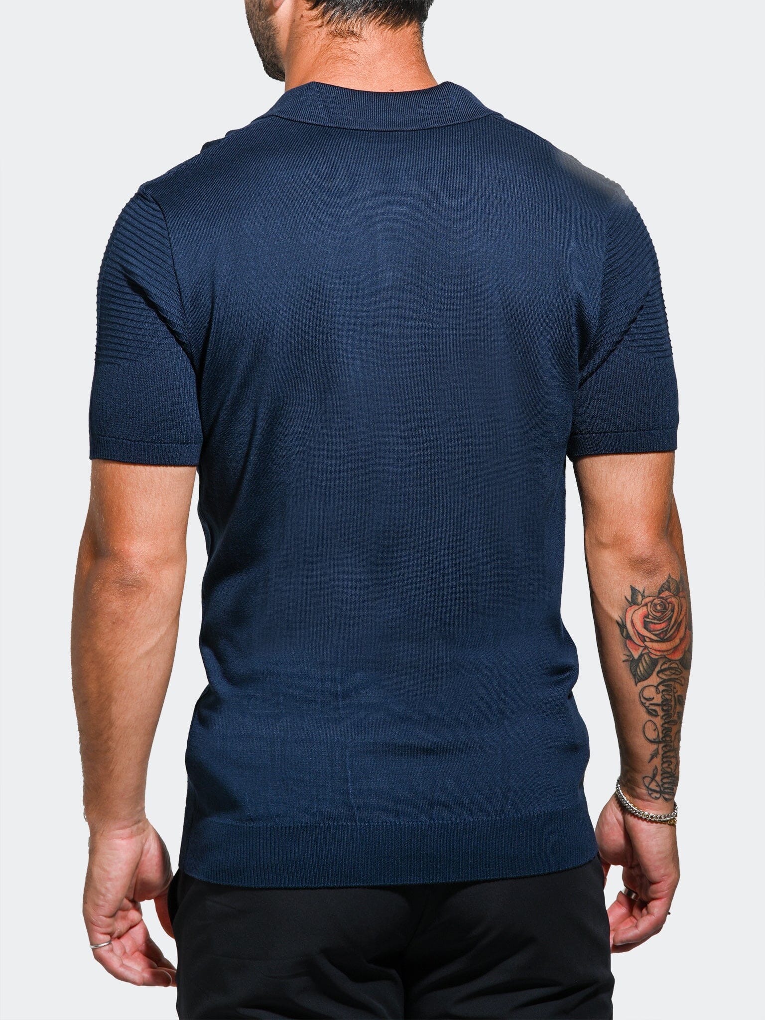 Sweater Knitted0031 Blue