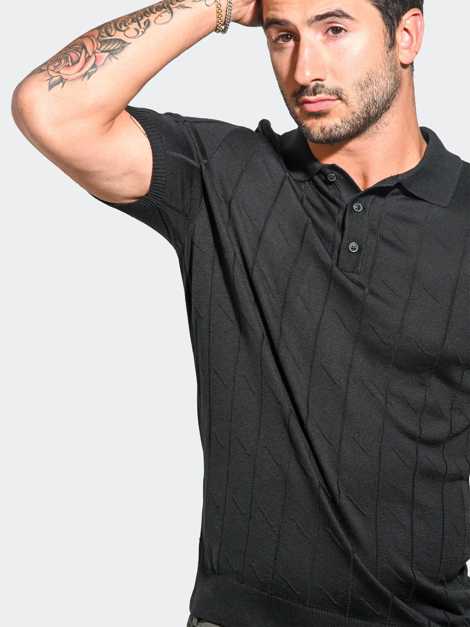 Sweater Knitted0034 Black