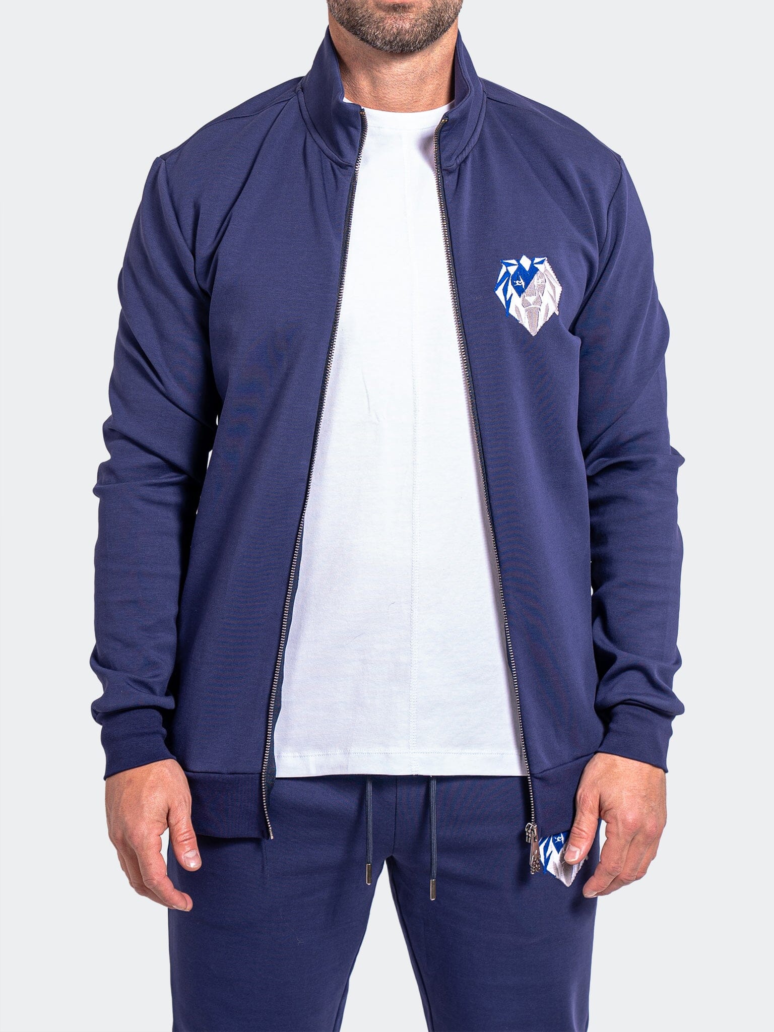 Ascension Navy Zip Track Jacket