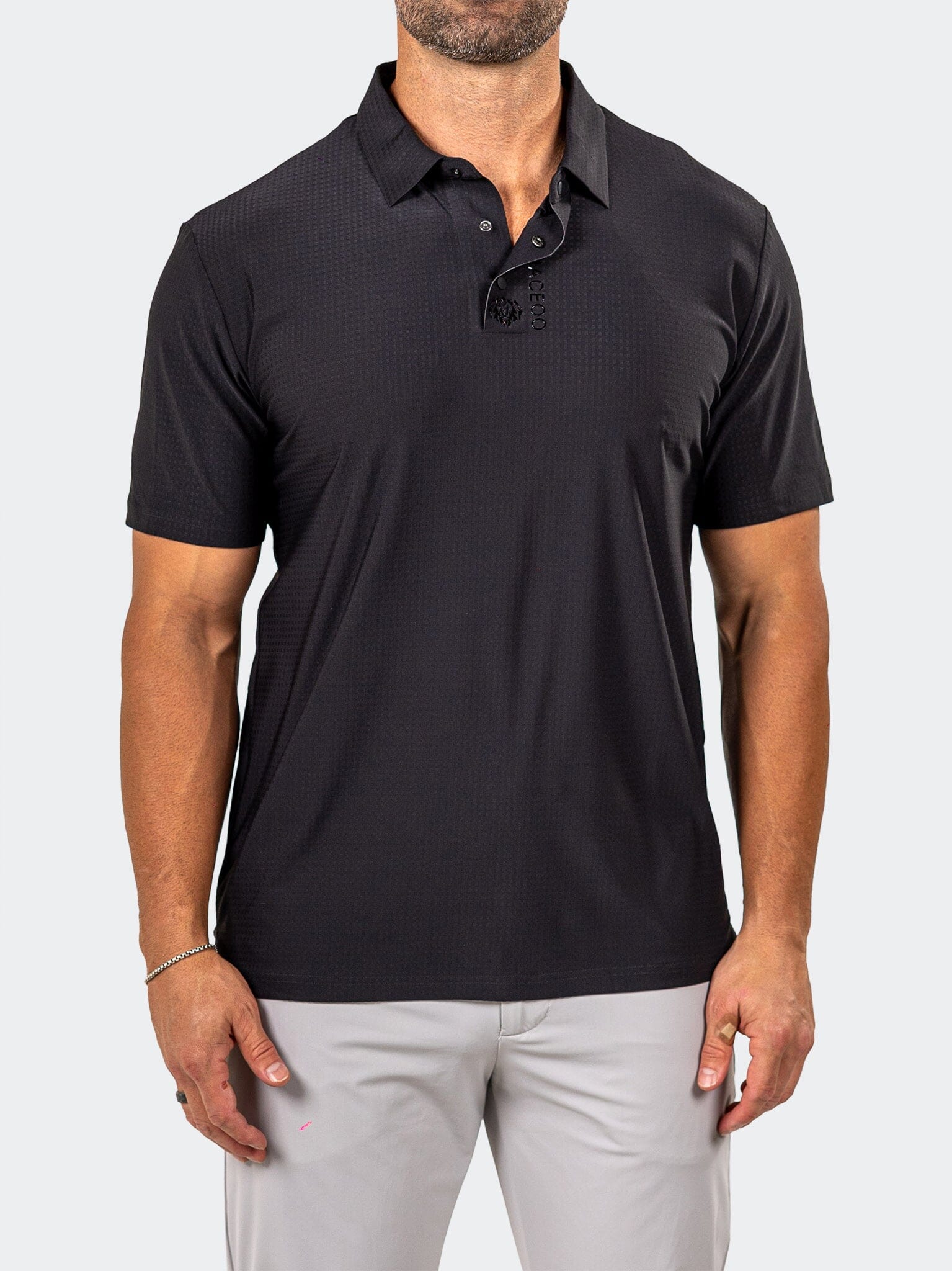 Golf Ascension Black Polo