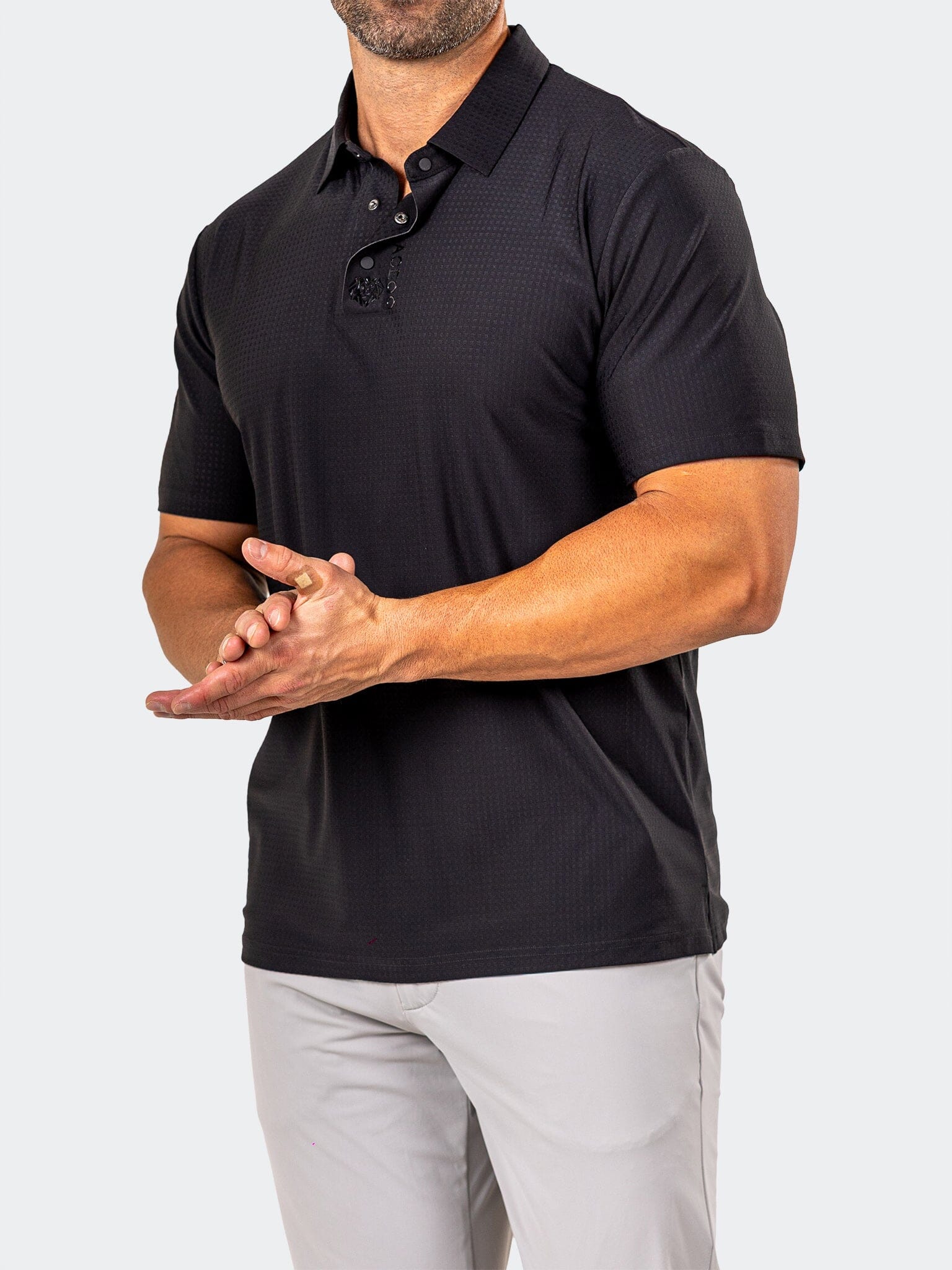 Golf Ascension Black Polo