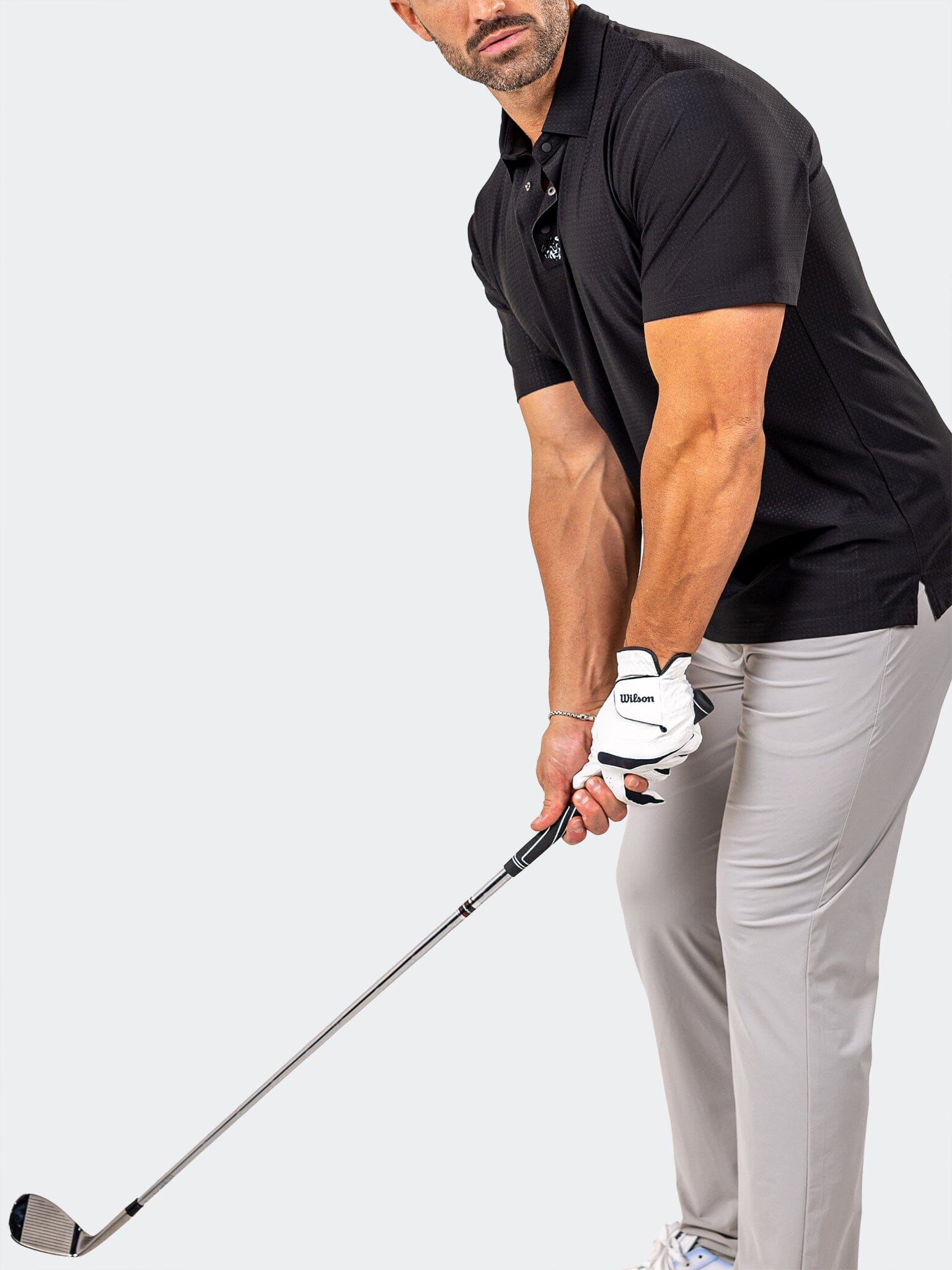Golf Ascension Black Polo