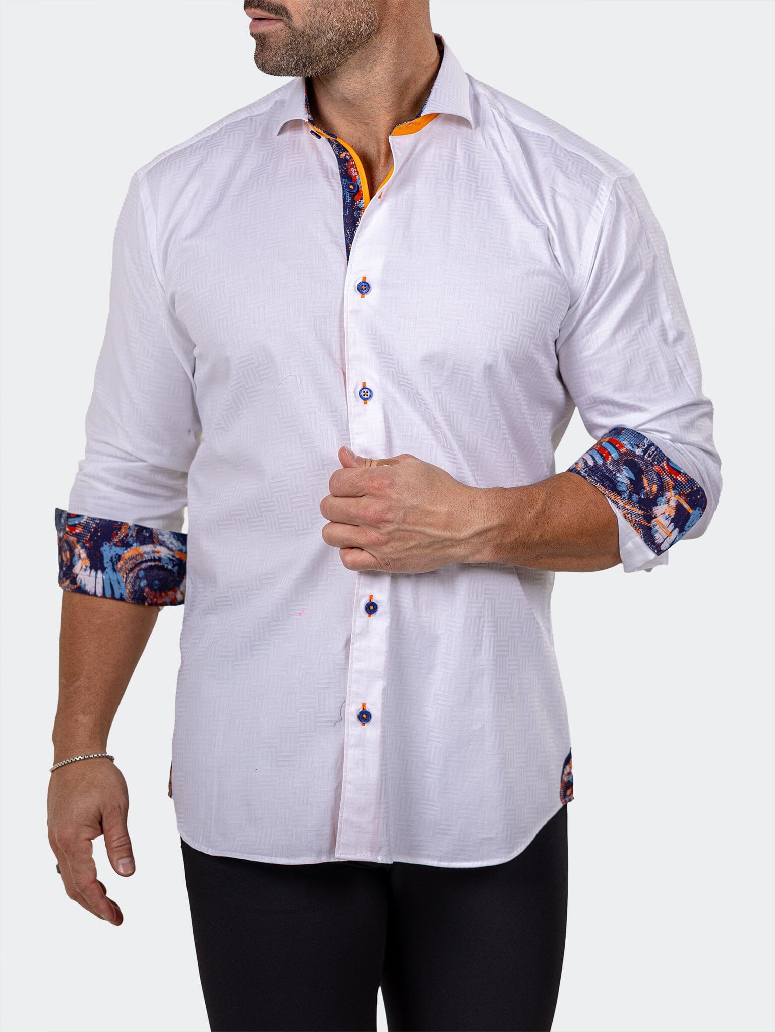 Eins Marthyr White Texture Shirt