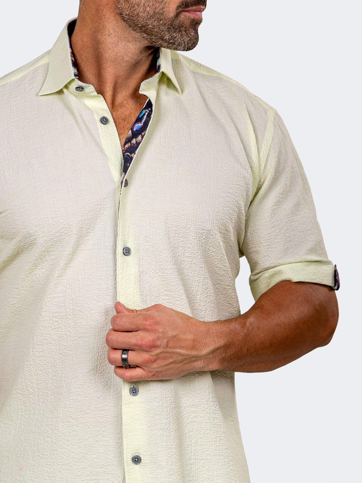 Galileo Marthyr Pale Yellow Shirt