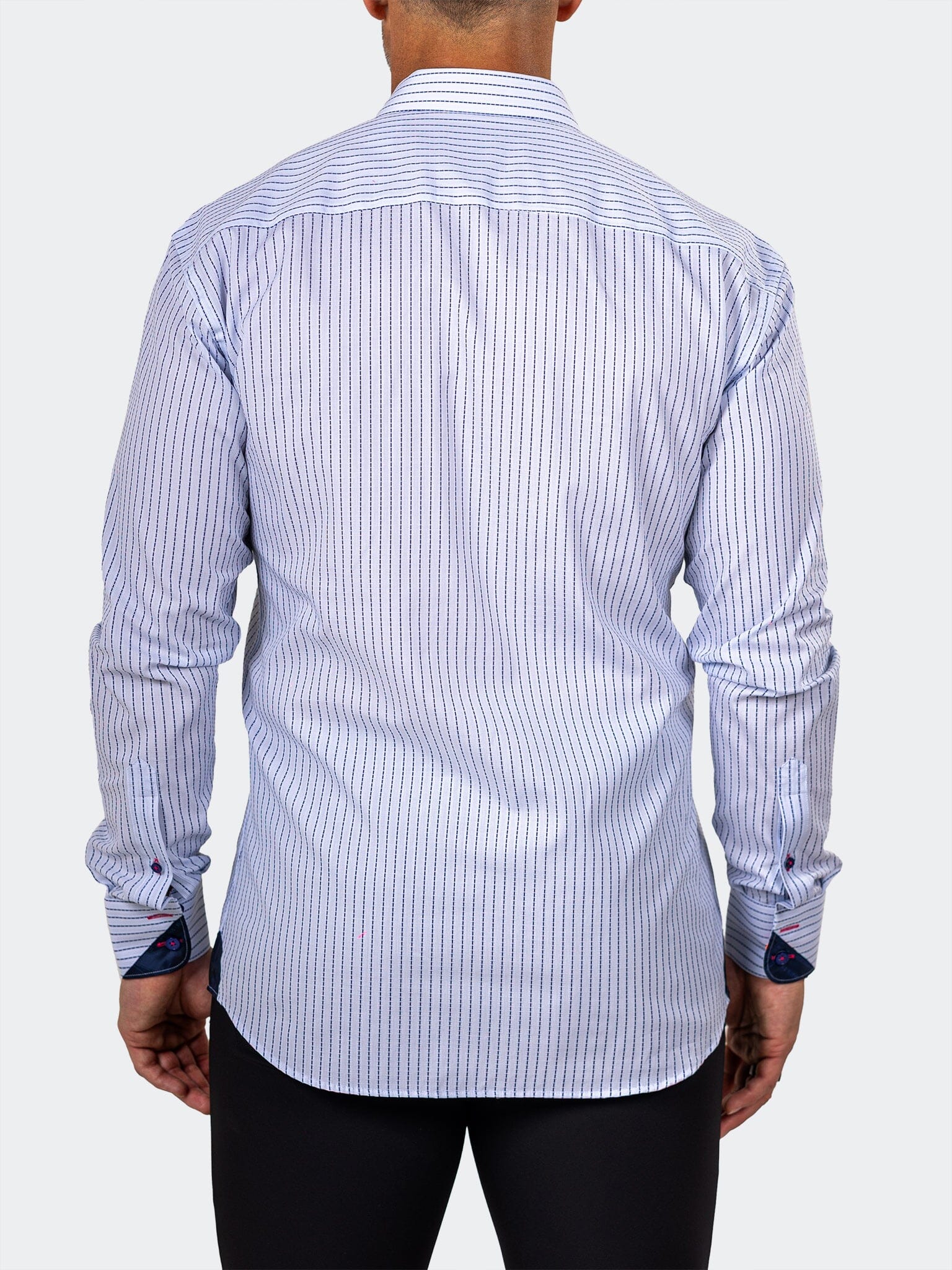 Eins Marthyr Blue Stripe Shirt