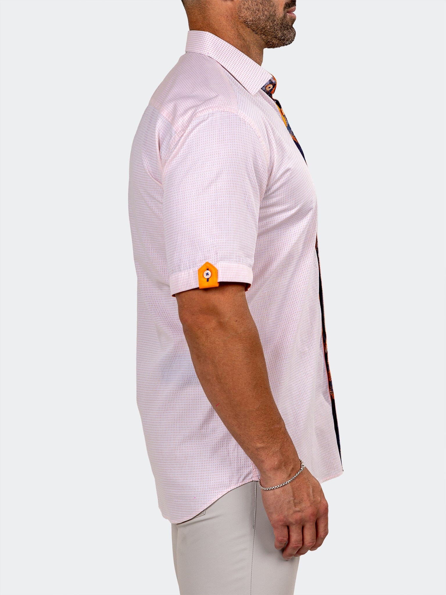 Galileo Marthyr Micro Pink Shirt