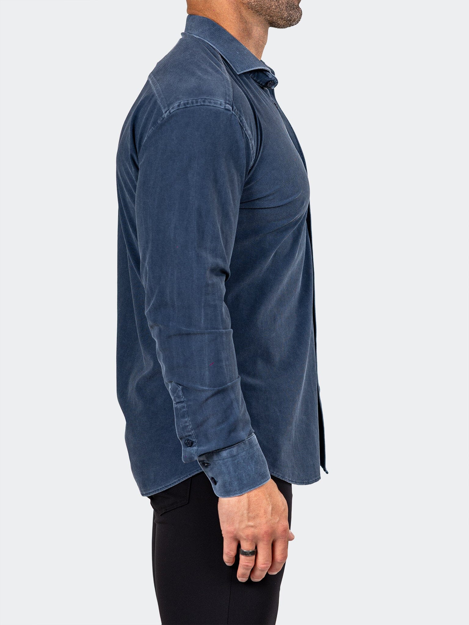 Eins Marthyr Navy Washed Shirt