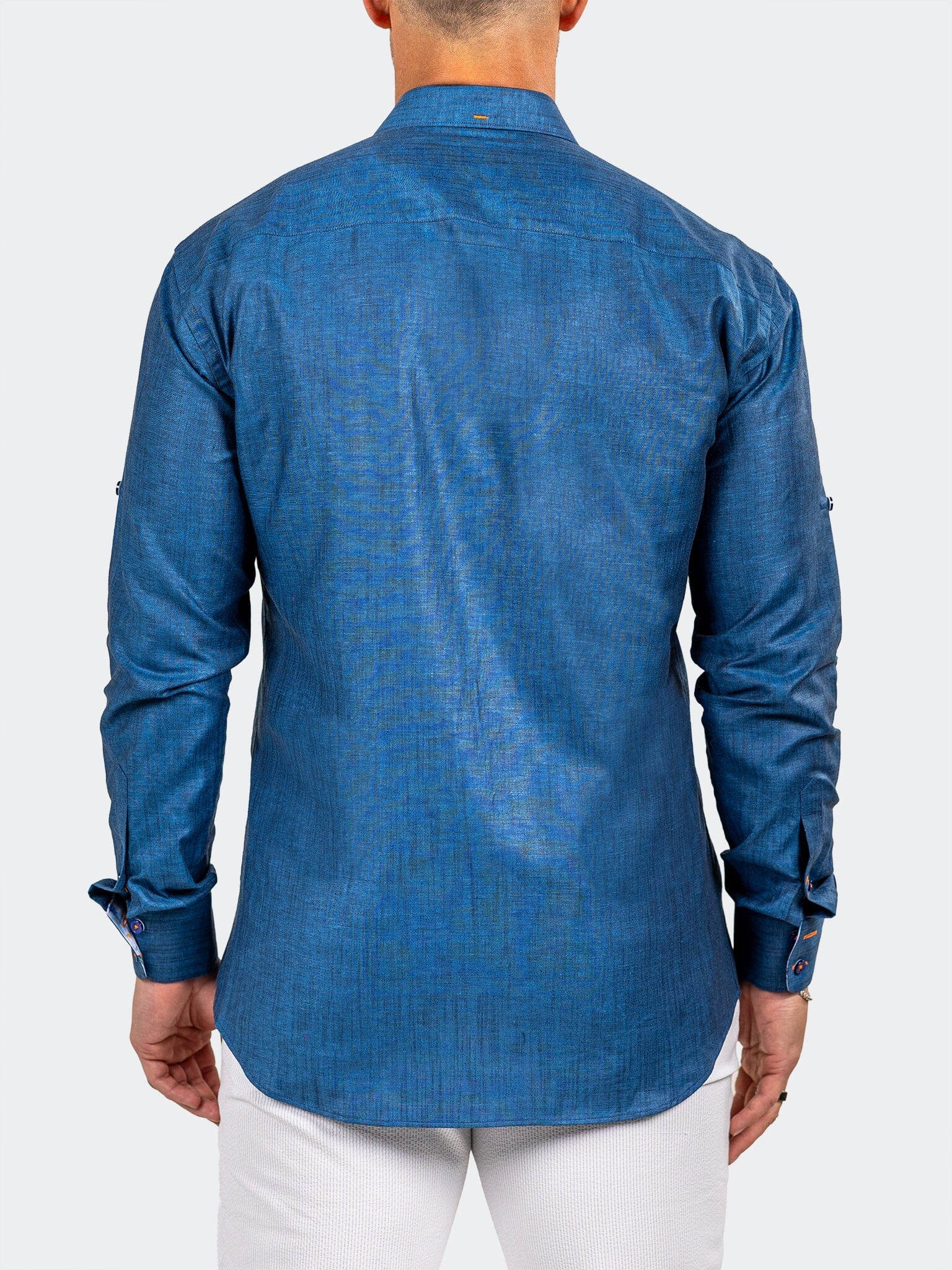 Eins Marthyr Blue Satin Shirt