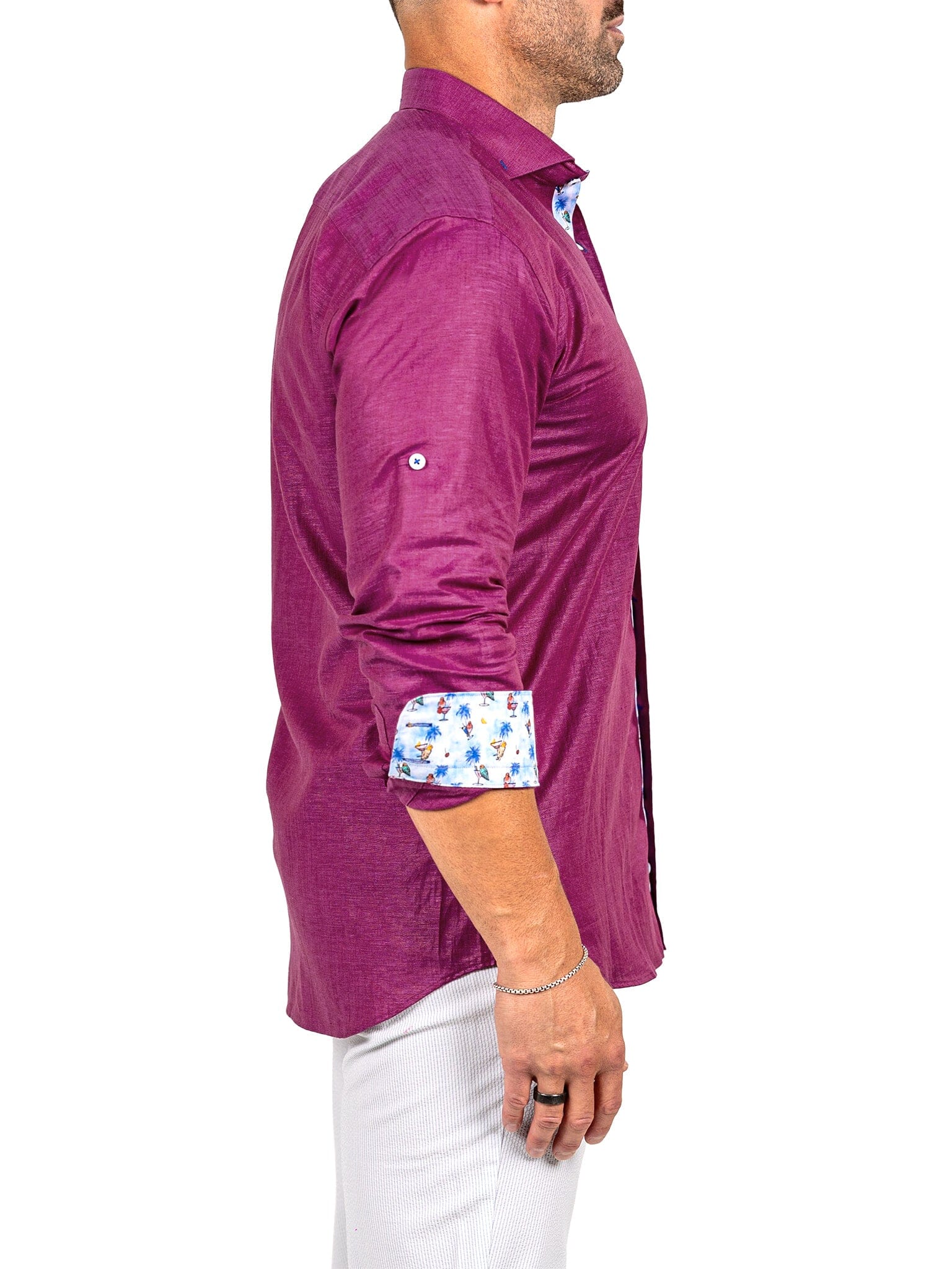 Eins Marthyr Red Satin Shirt