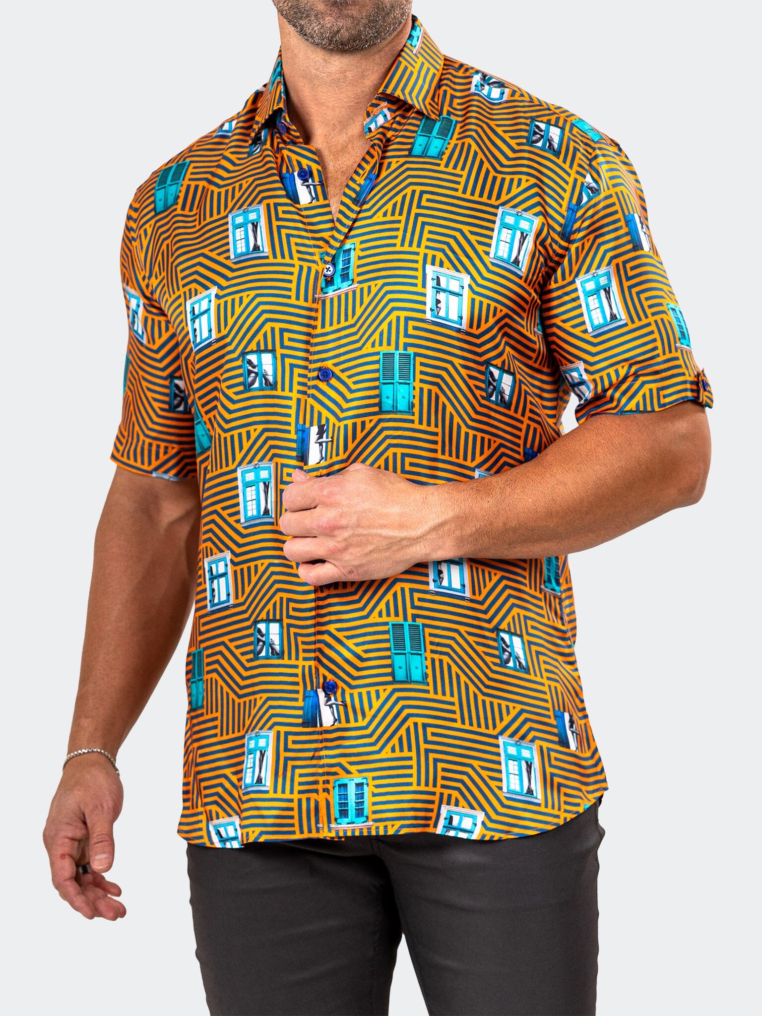 Galileo Marthyr Geo Yellow Shirt