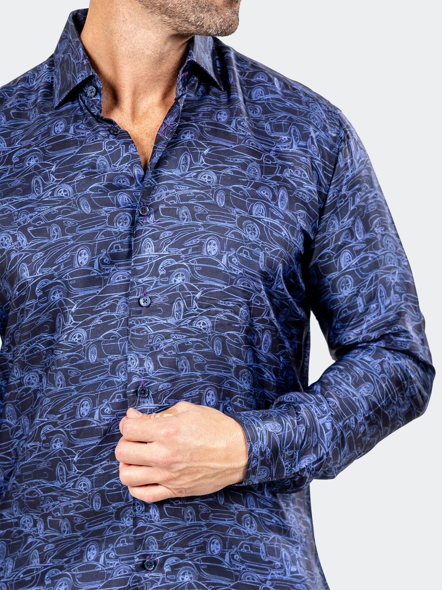 Fibonacci Marthyr Wave Blue Shirt