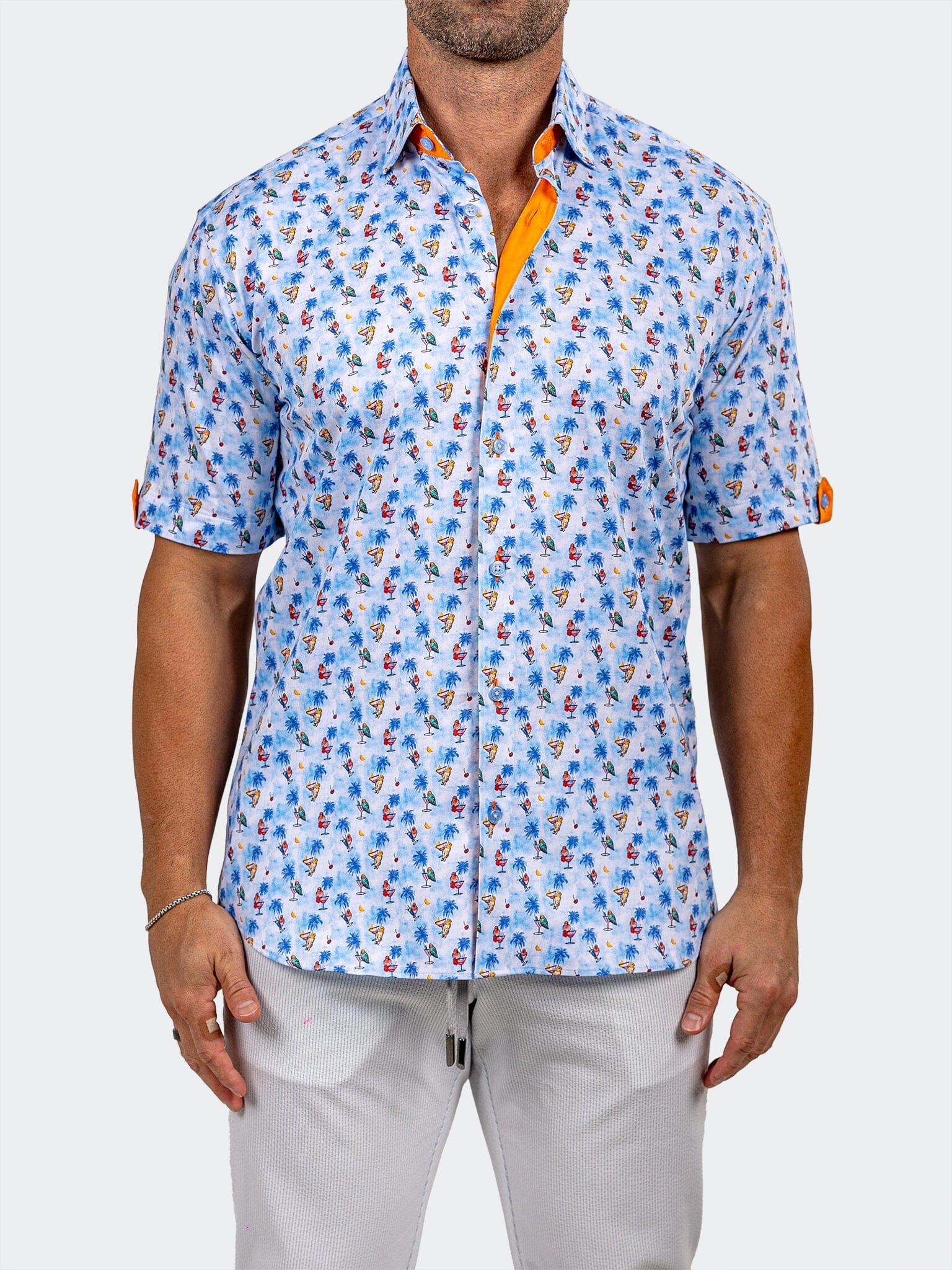 Galileo Marthyr Mini Print Shirt