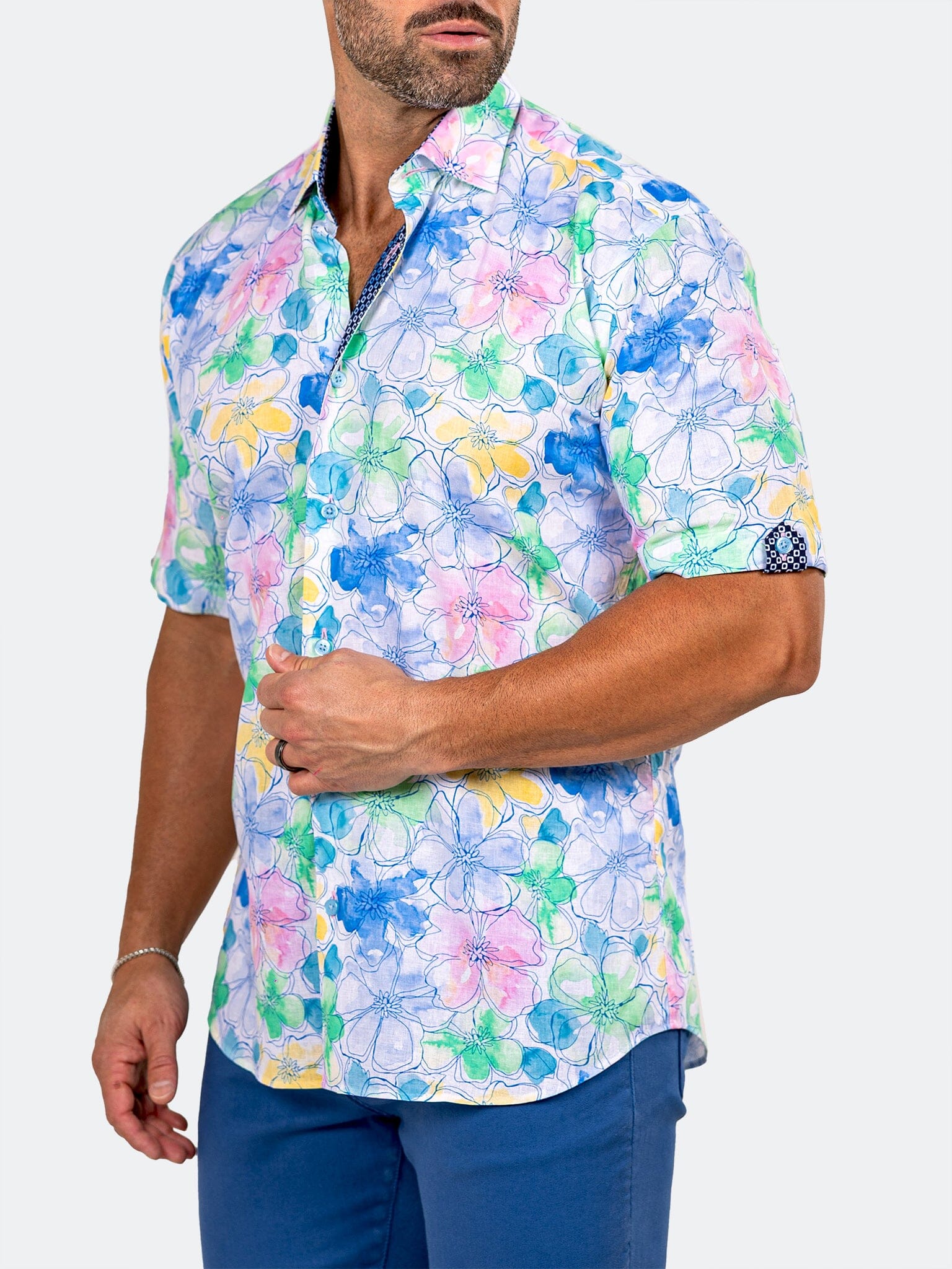 Galileo Marthyr Bloom White Shirt