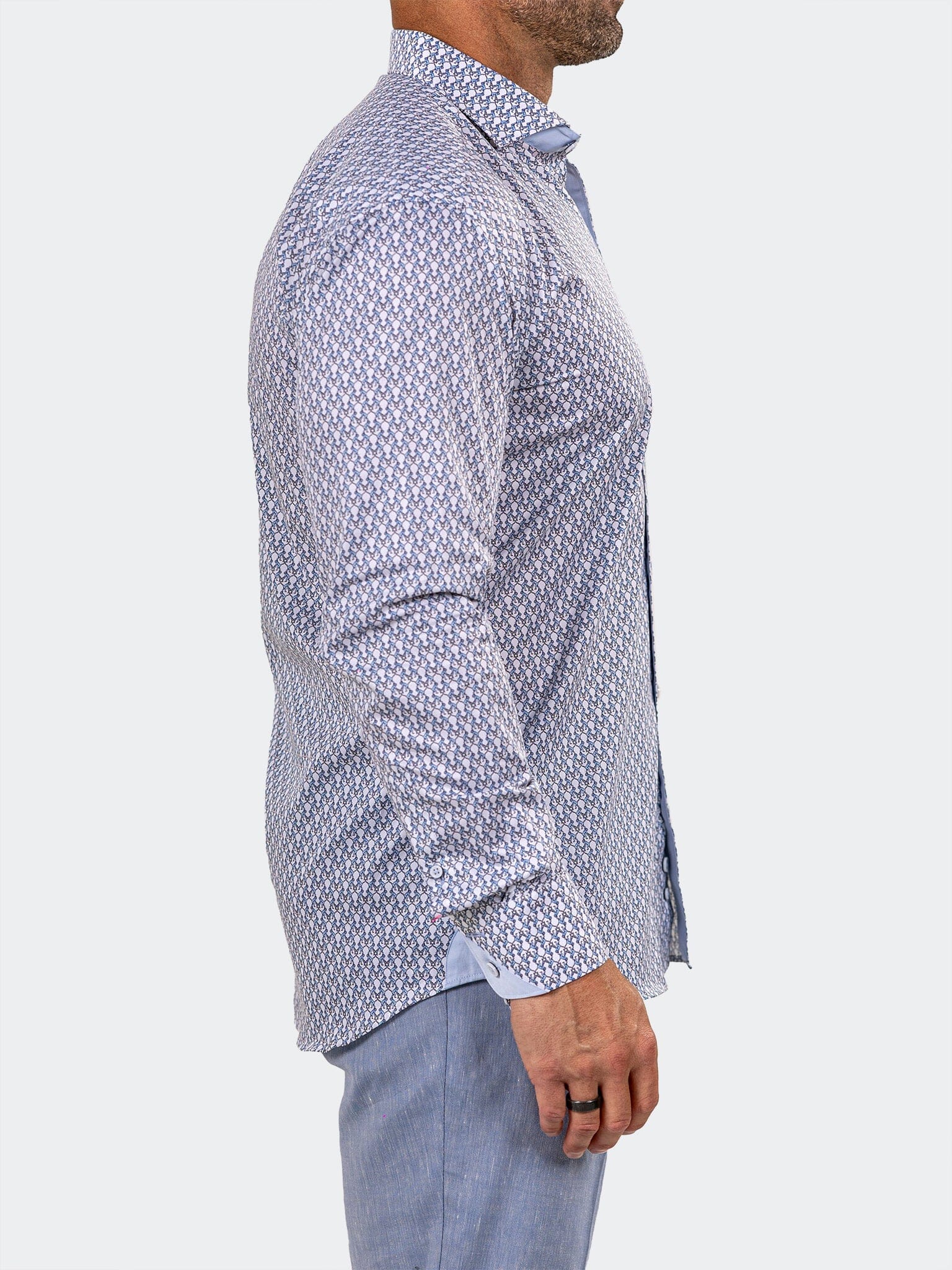 Eins Marthyr Geo White Shirt