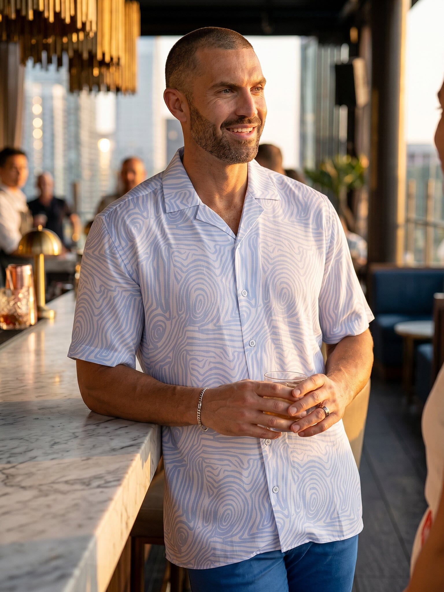 Apachi Marthyr Swirl White Shirt