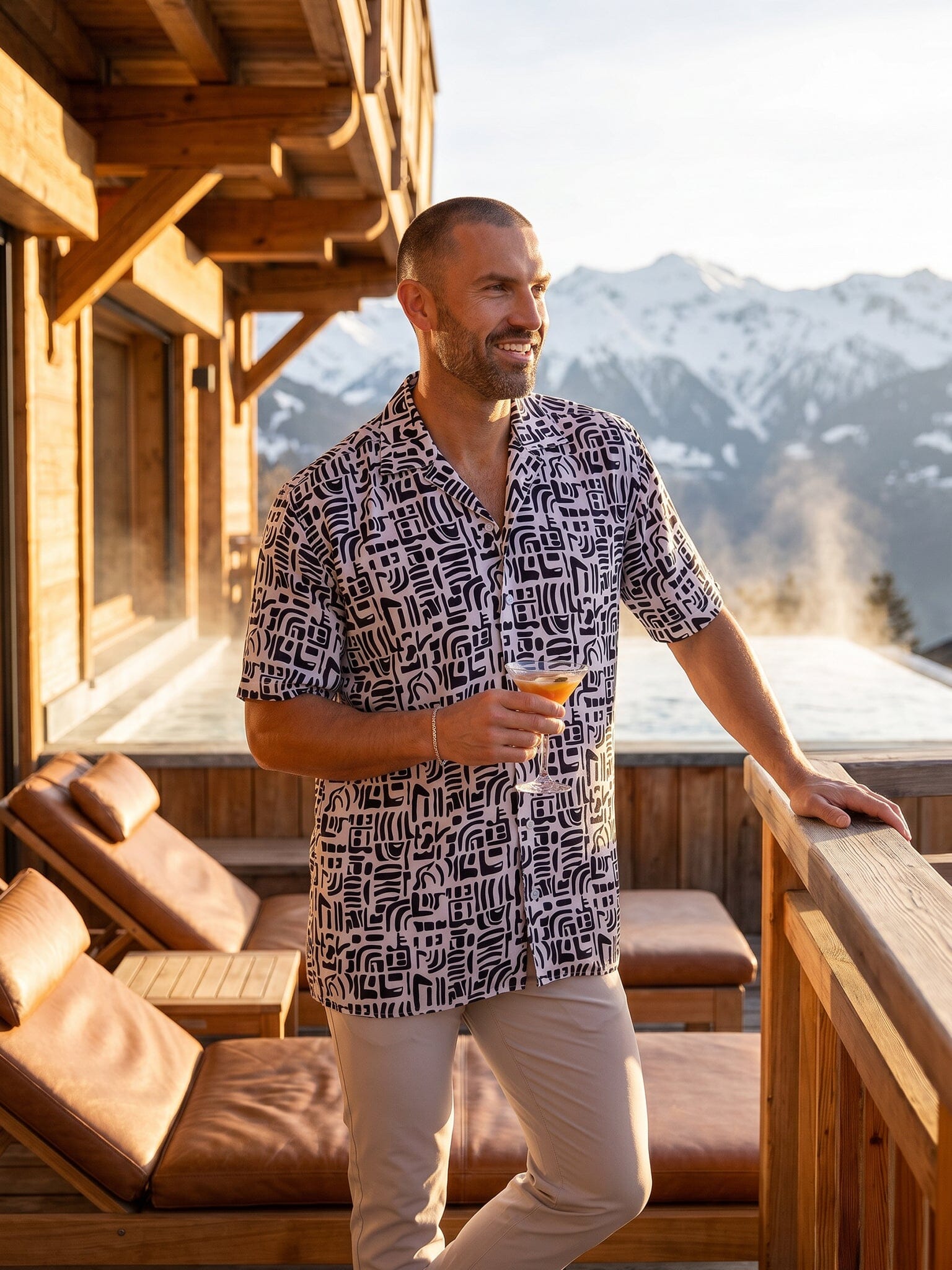Apachi Marthyr Geo White Shirt