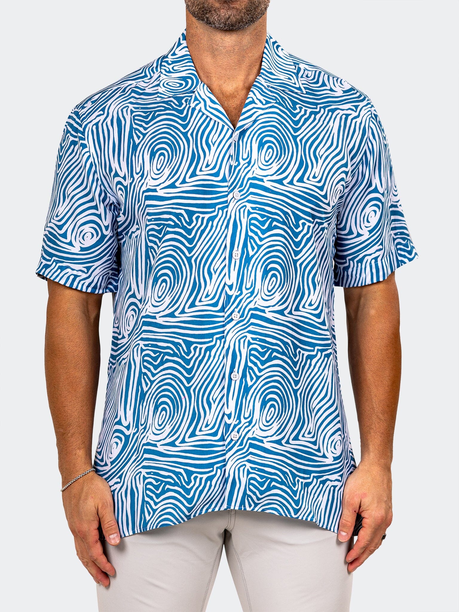 Apachi Marthyr Blue Shirt