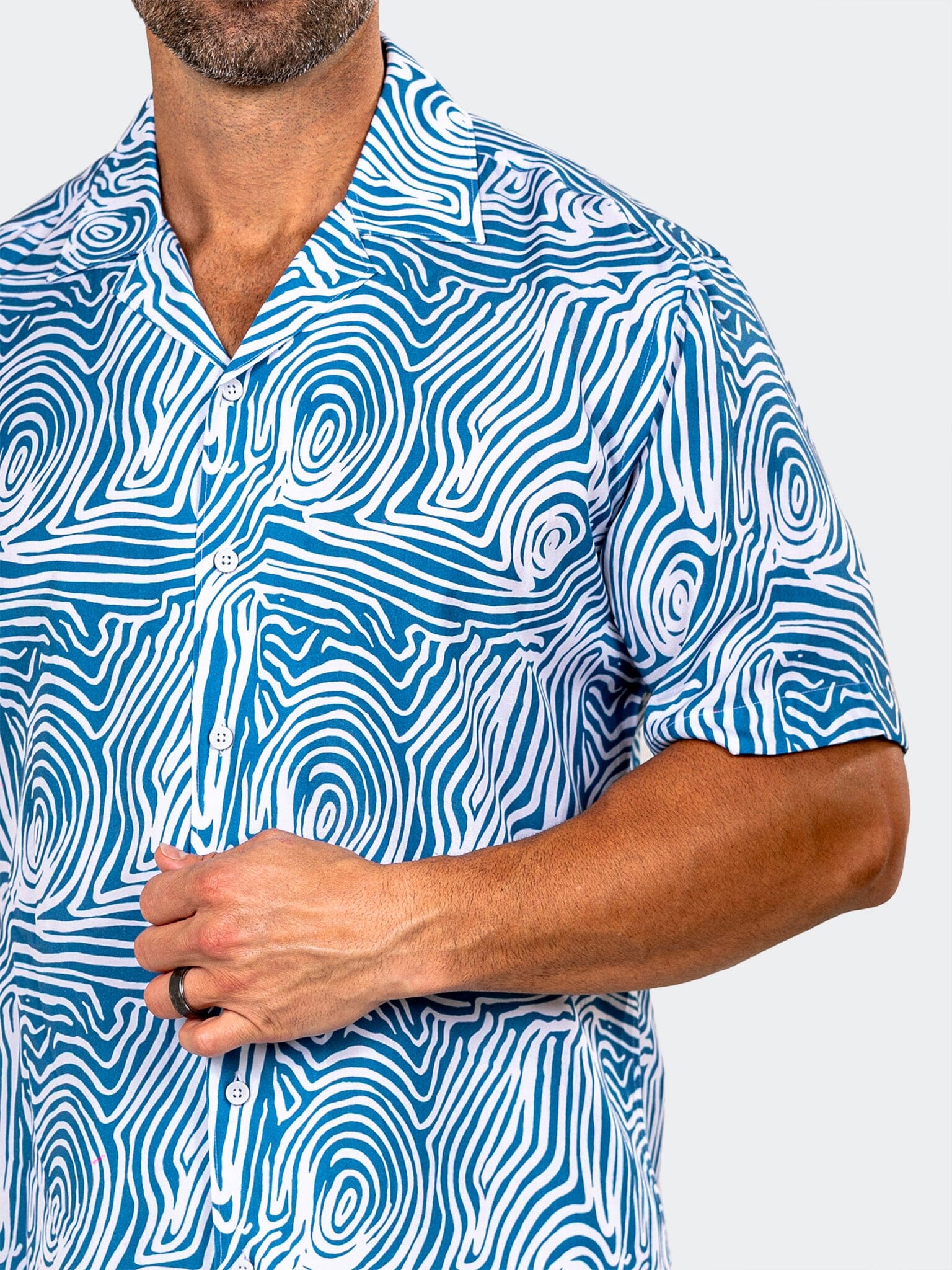 Apachi Marthyr Blue Shirt