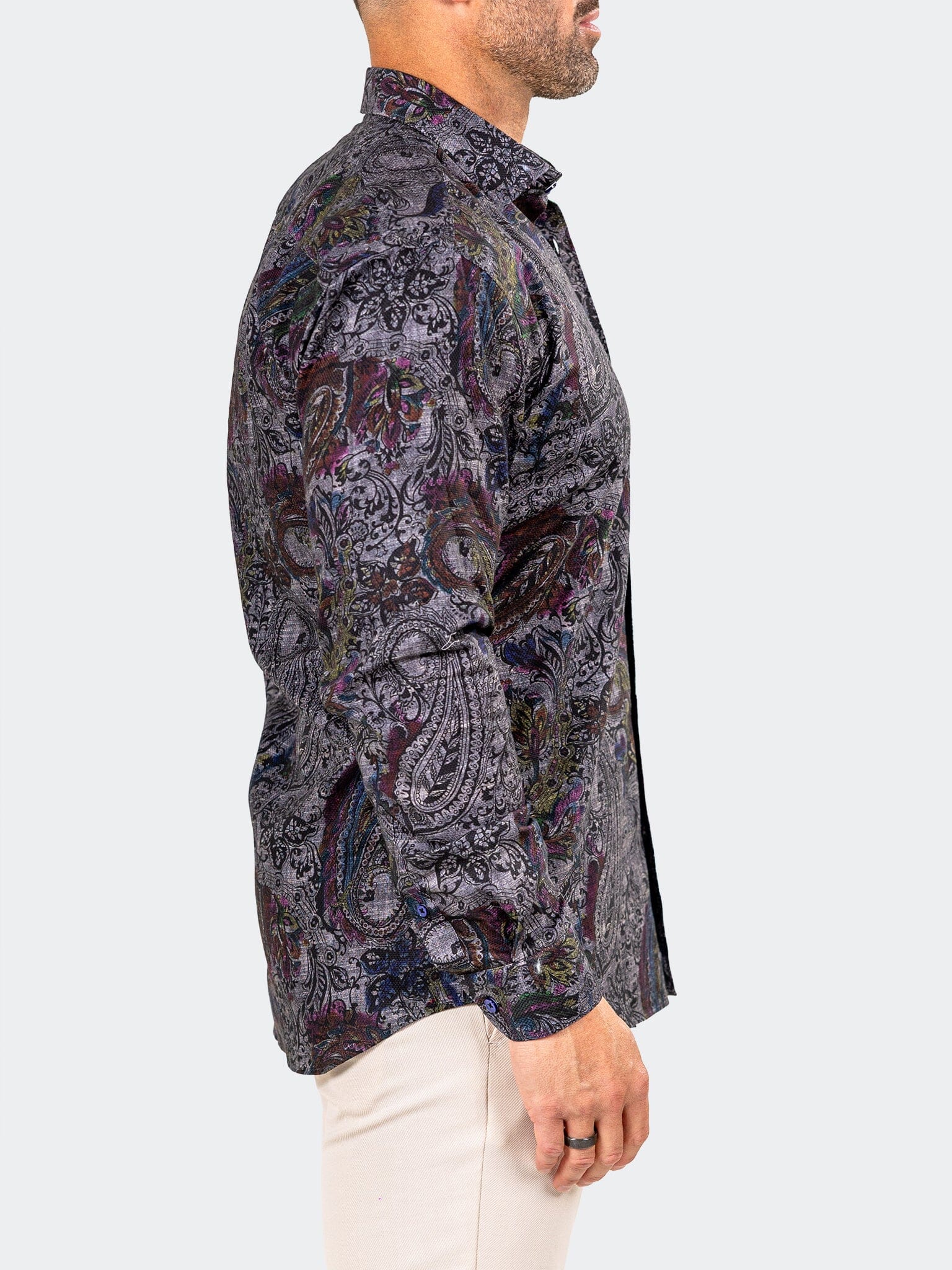 Fibonacci Marthyr Solid Black Shirt