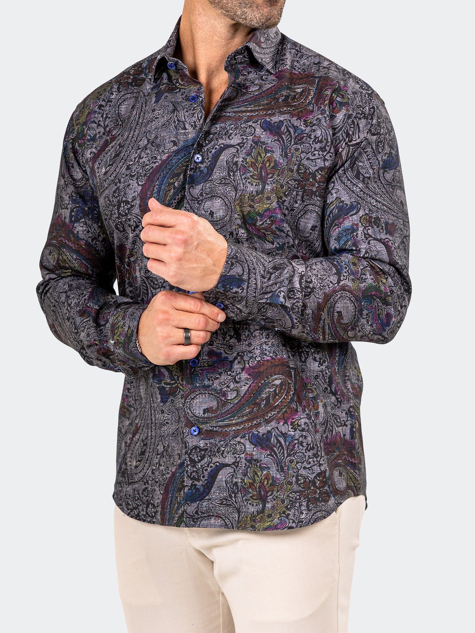 Fibonacci Marthyr Solid Black Shirt
