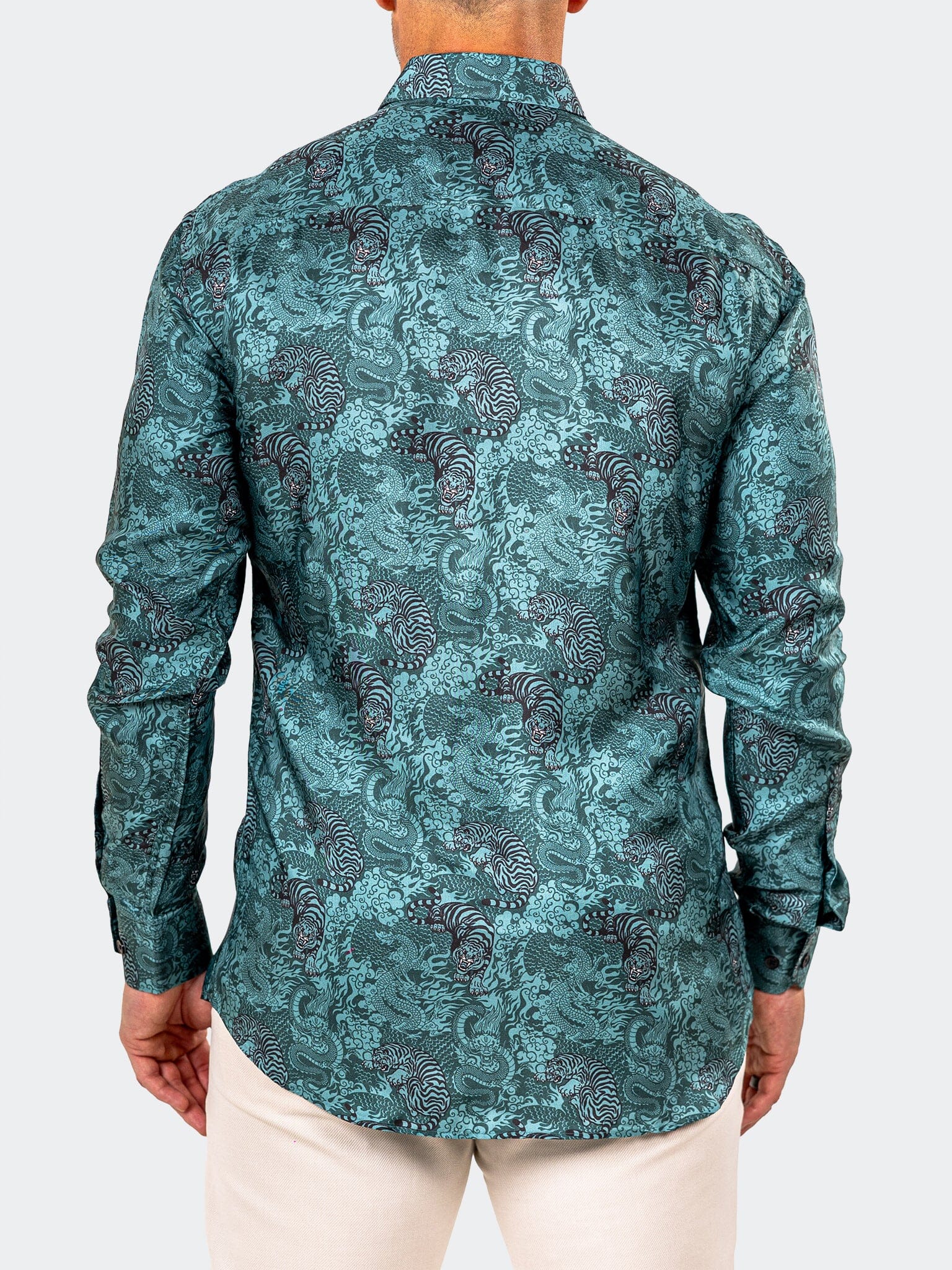 Fibonacci Marthyr Tiger Green Shirt