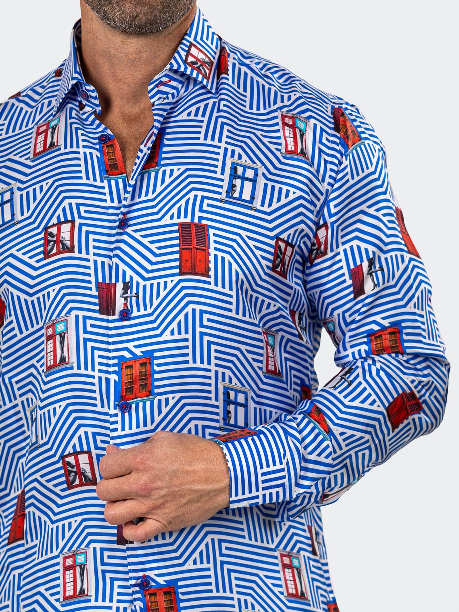 Fibonacci Marthyr Pop Stripe Shirt