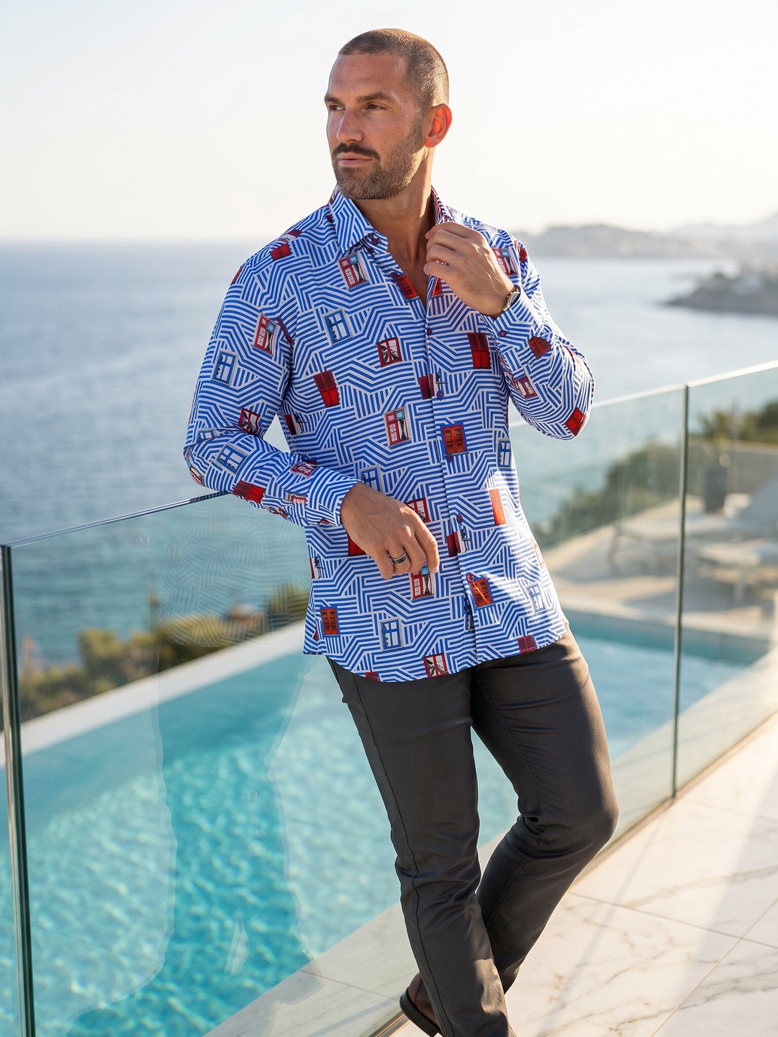 Fibonacci Marthyr Pop Stripe Shirt
