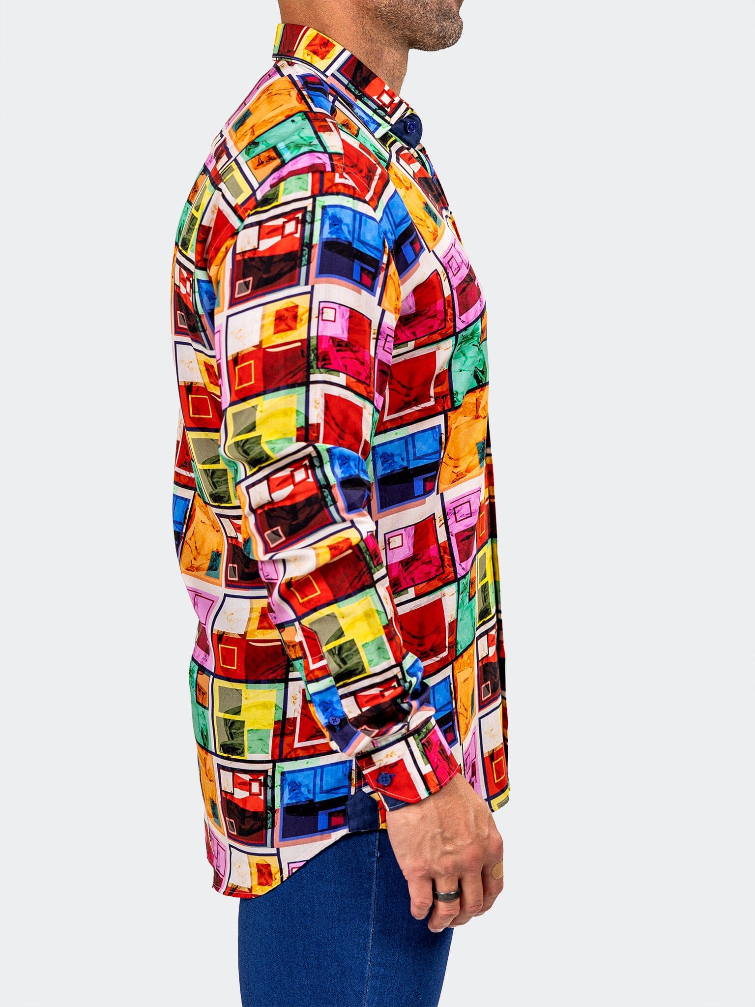 Fibonacci Marthyr Color Block Shirt