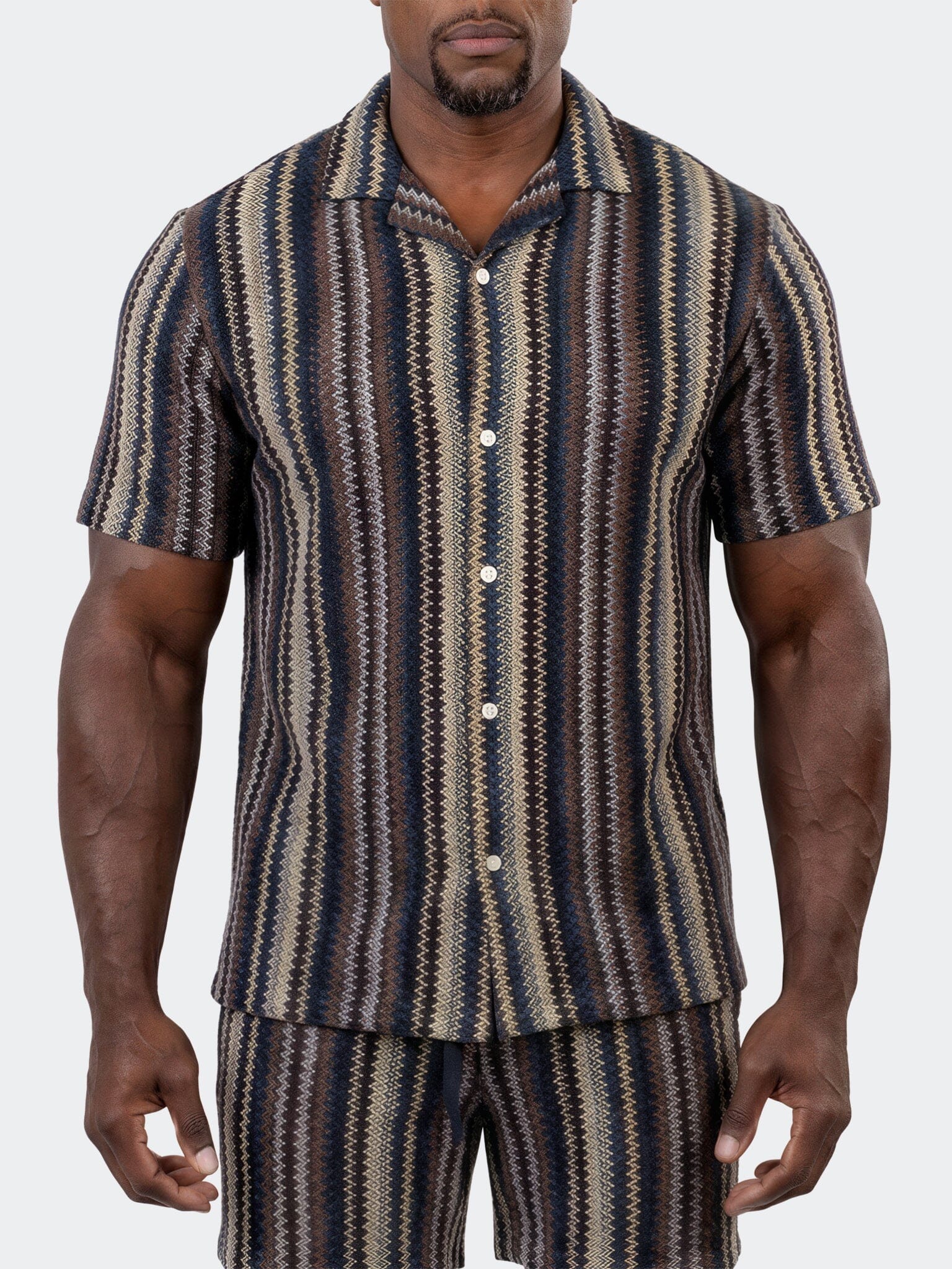 Knitted Marthyr Stripe Shirt