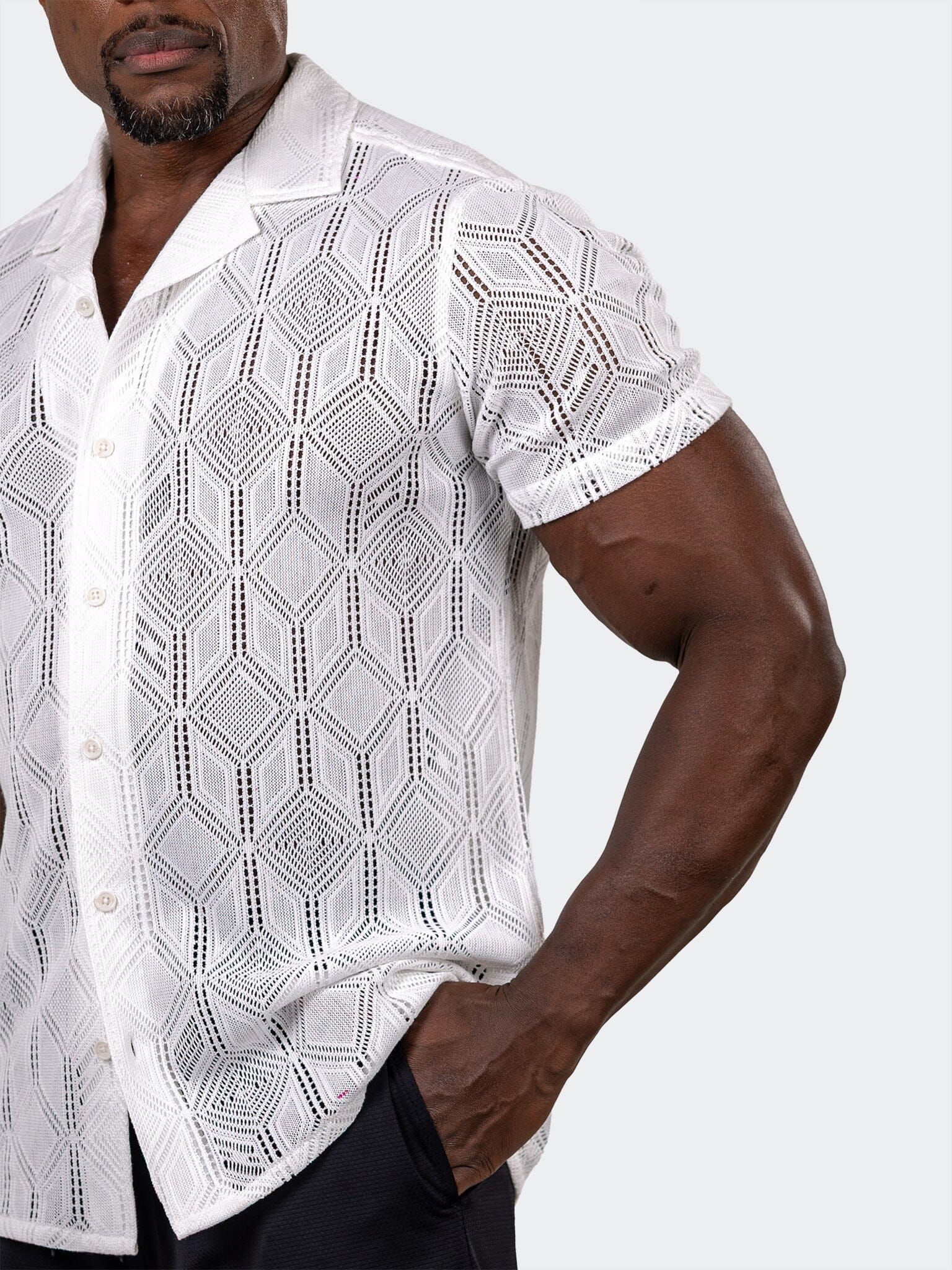 Knitted Marthyr White Shirt