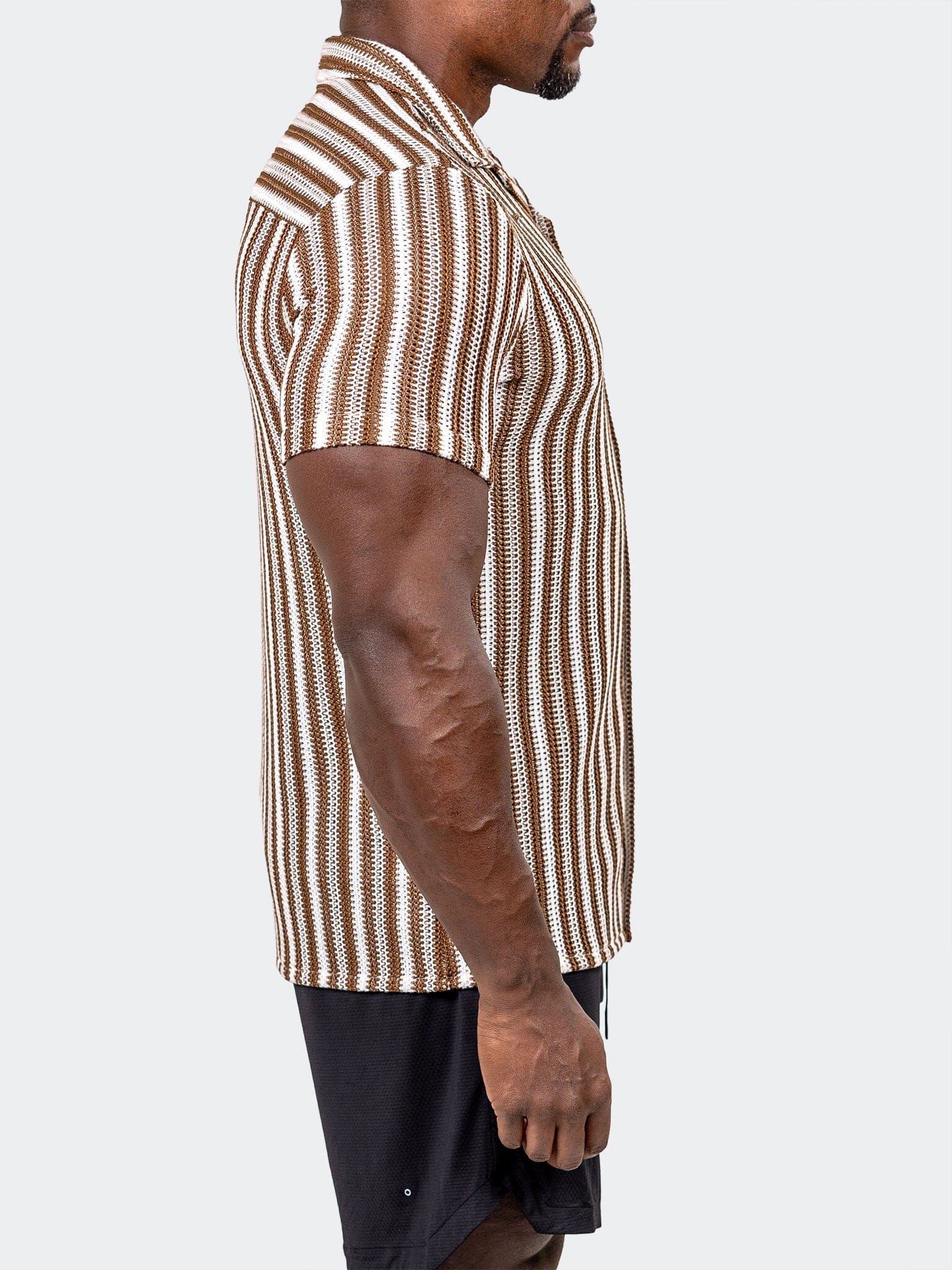 Knitted Marthyr Brown Shirt
