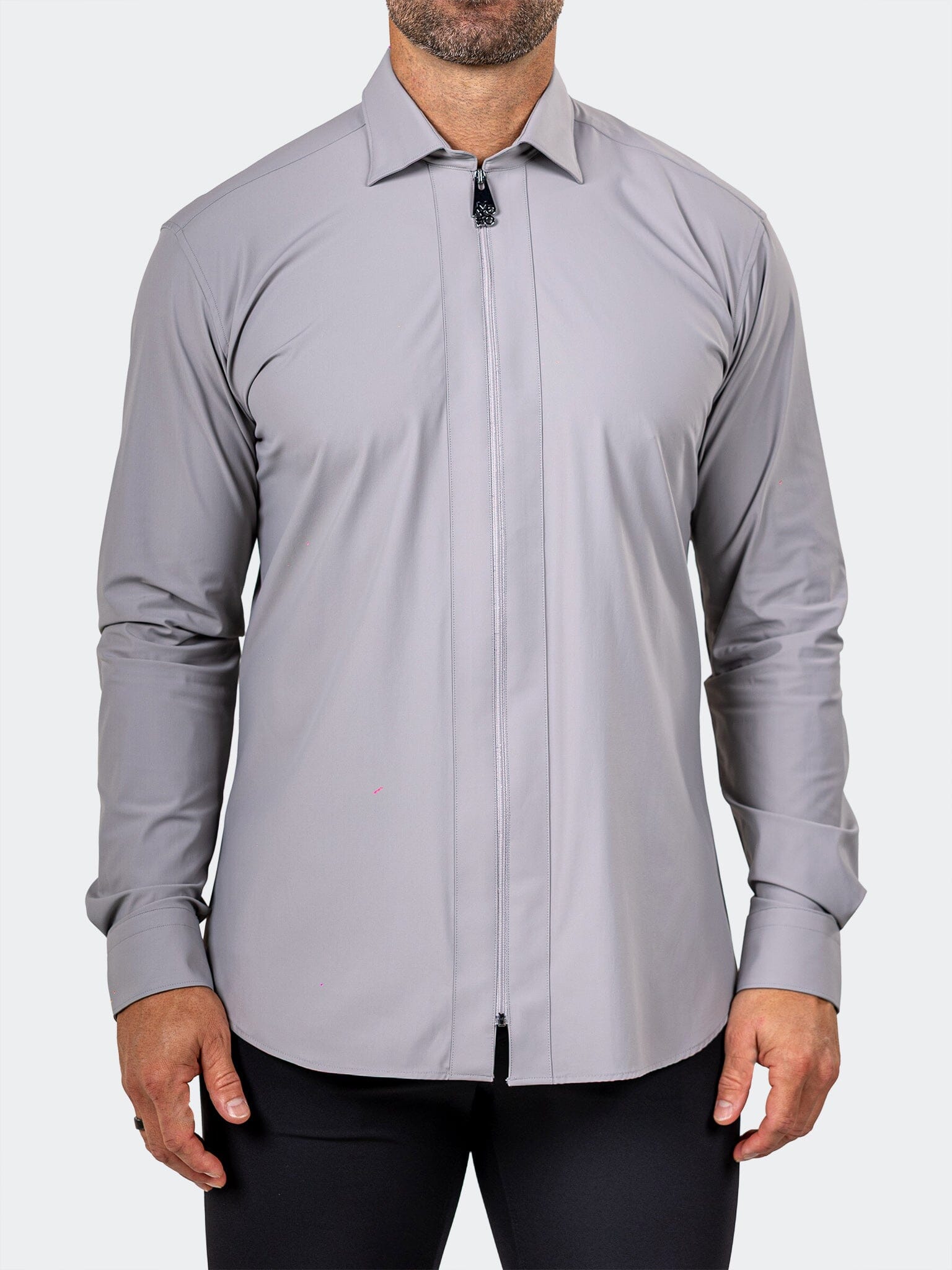 Fibzip Marthyr Grey Shirt