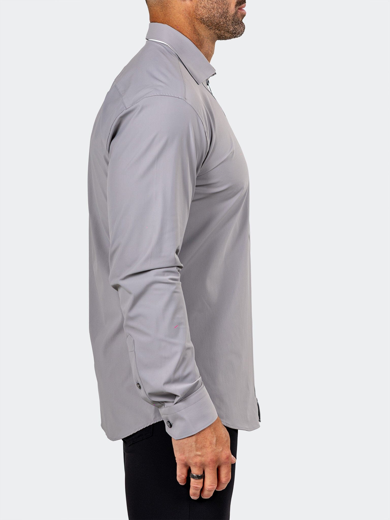 Fibzip Marthyr Grey Shirt