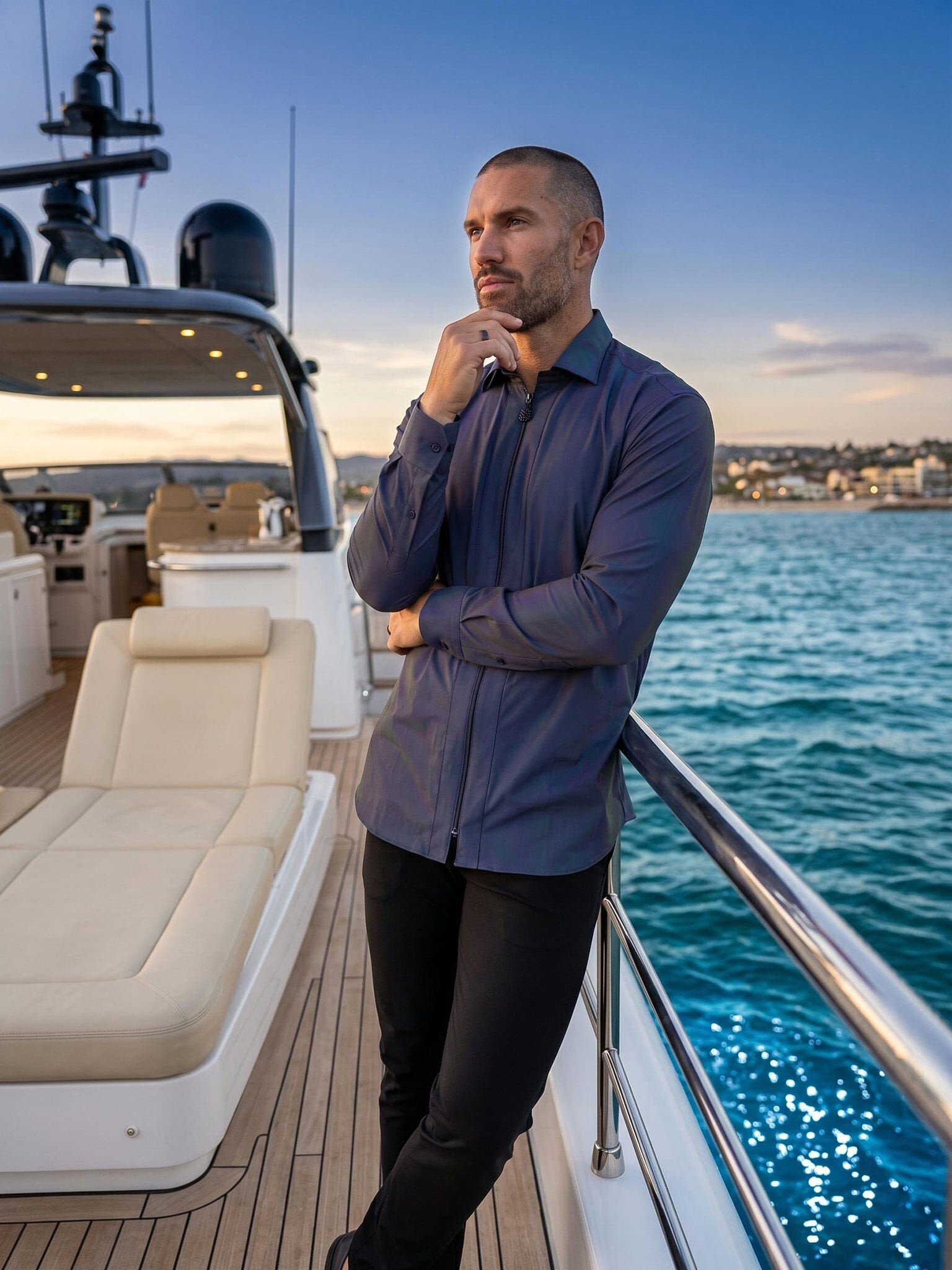 Fibzip Marthyr Blue Shirt