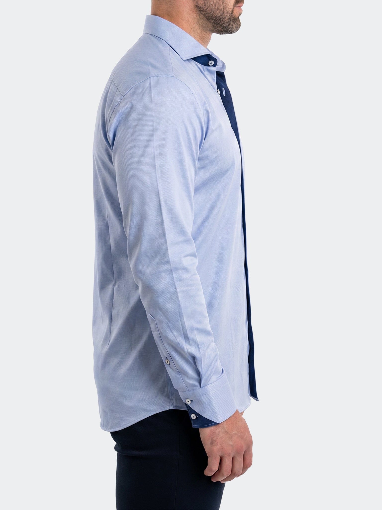 Einstein Dress Shirt LS Stretch Marthyr 3033 Blue