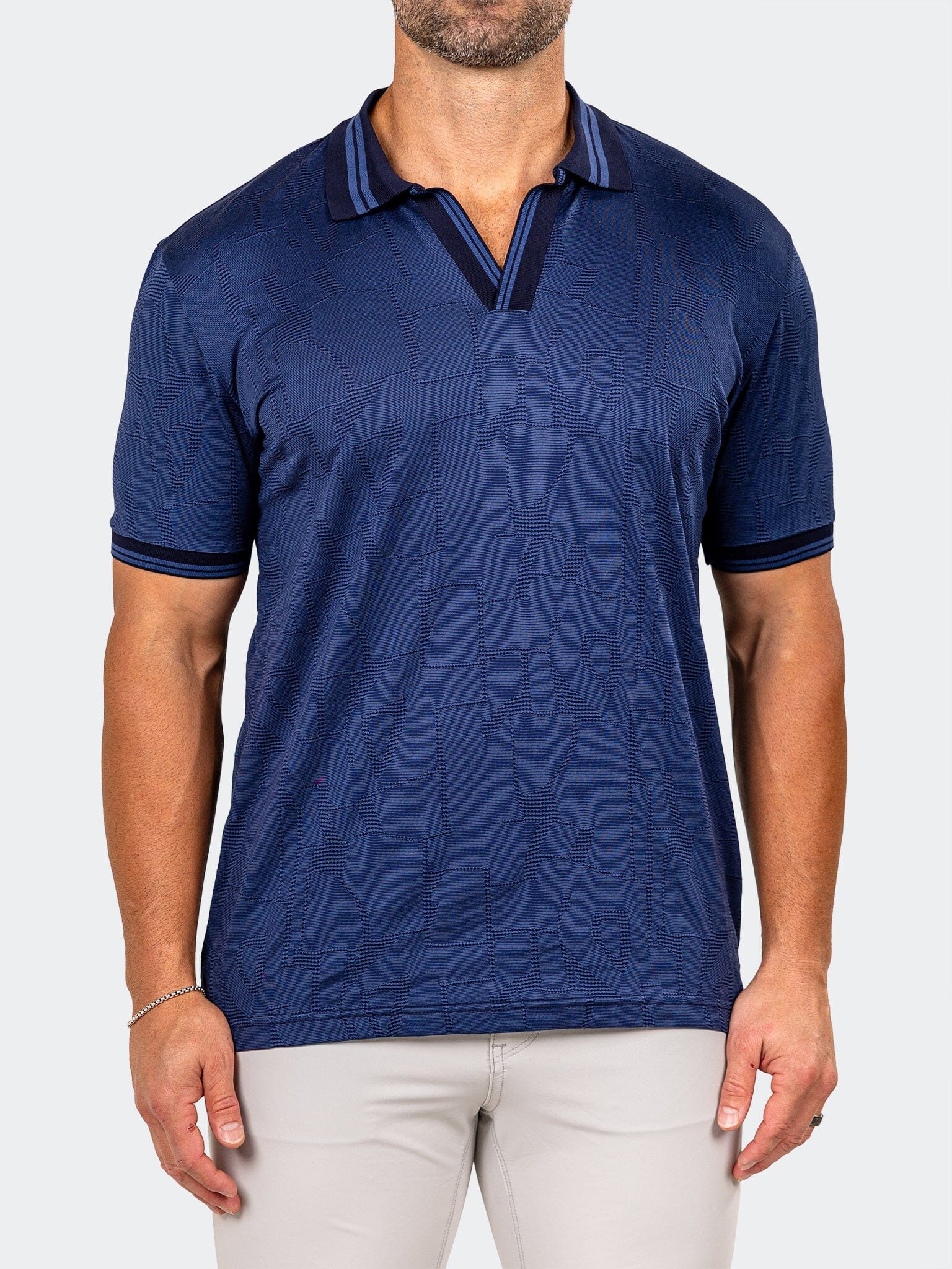 Polo Knit Marthyr0006 Blue