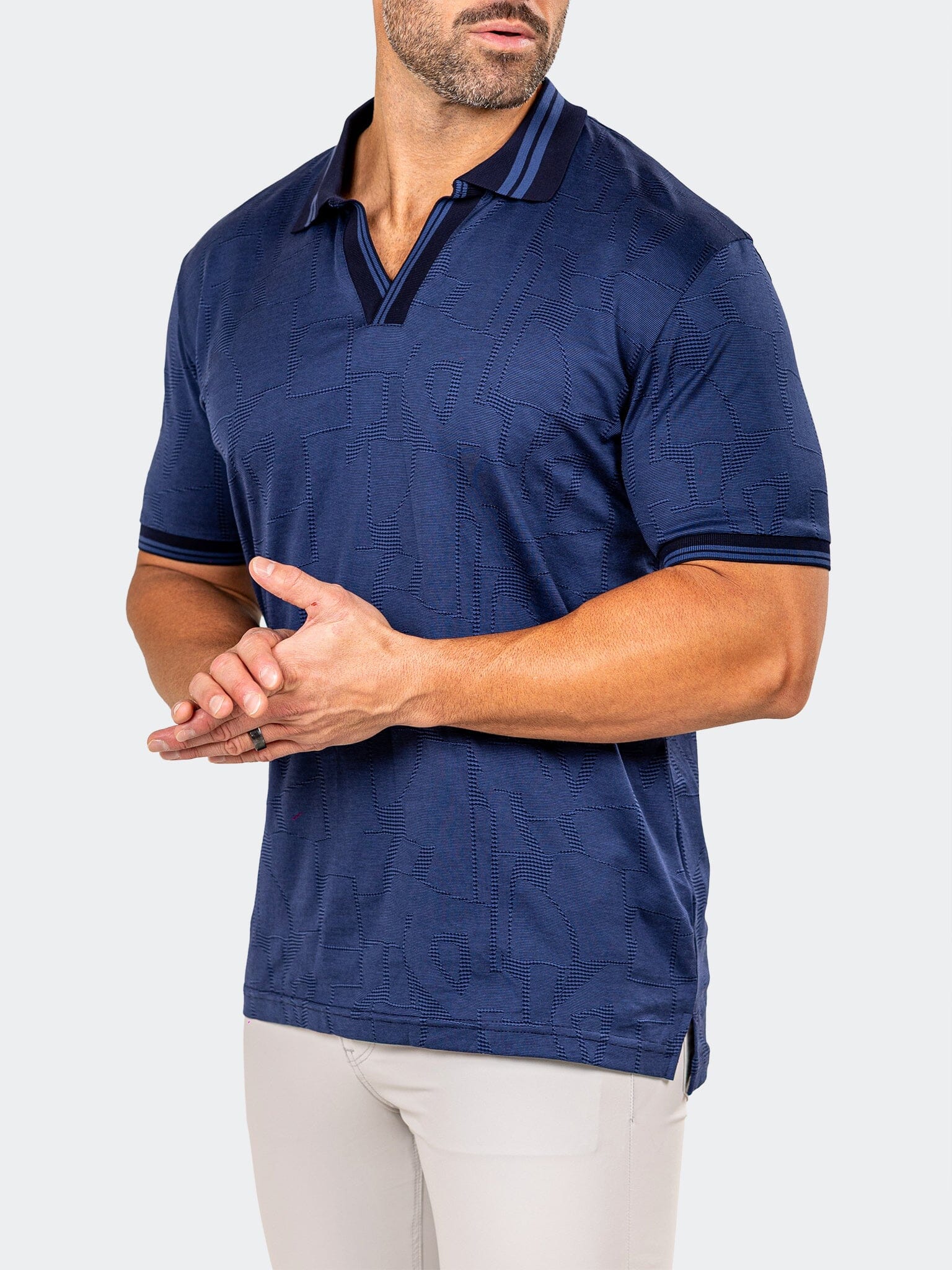Polo Knit Marthyr0006 Blue
