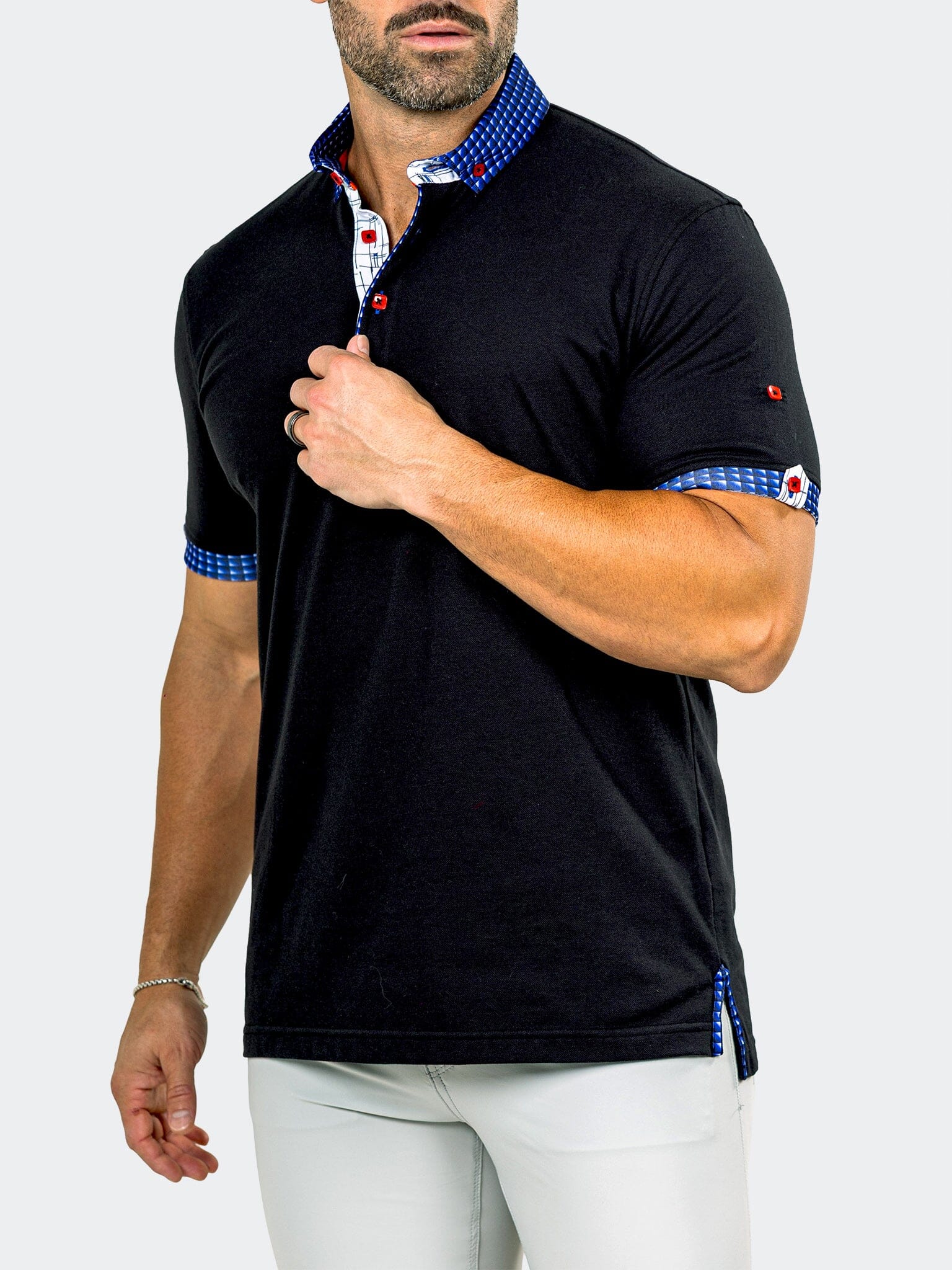 Newton Marthyr Black Polo