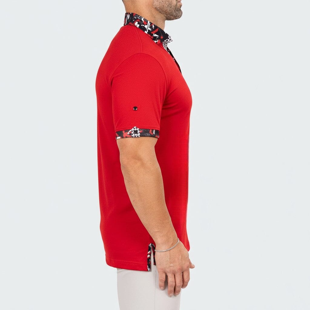 Newton Marthyr Red Polo