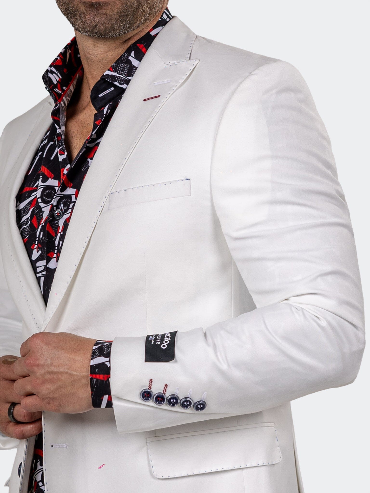 Blazer Descartes Marthyr003 White