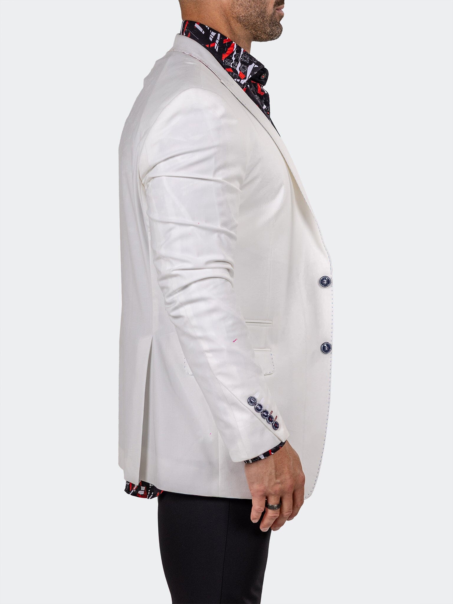 Blazer Descartes Marthyr003 White