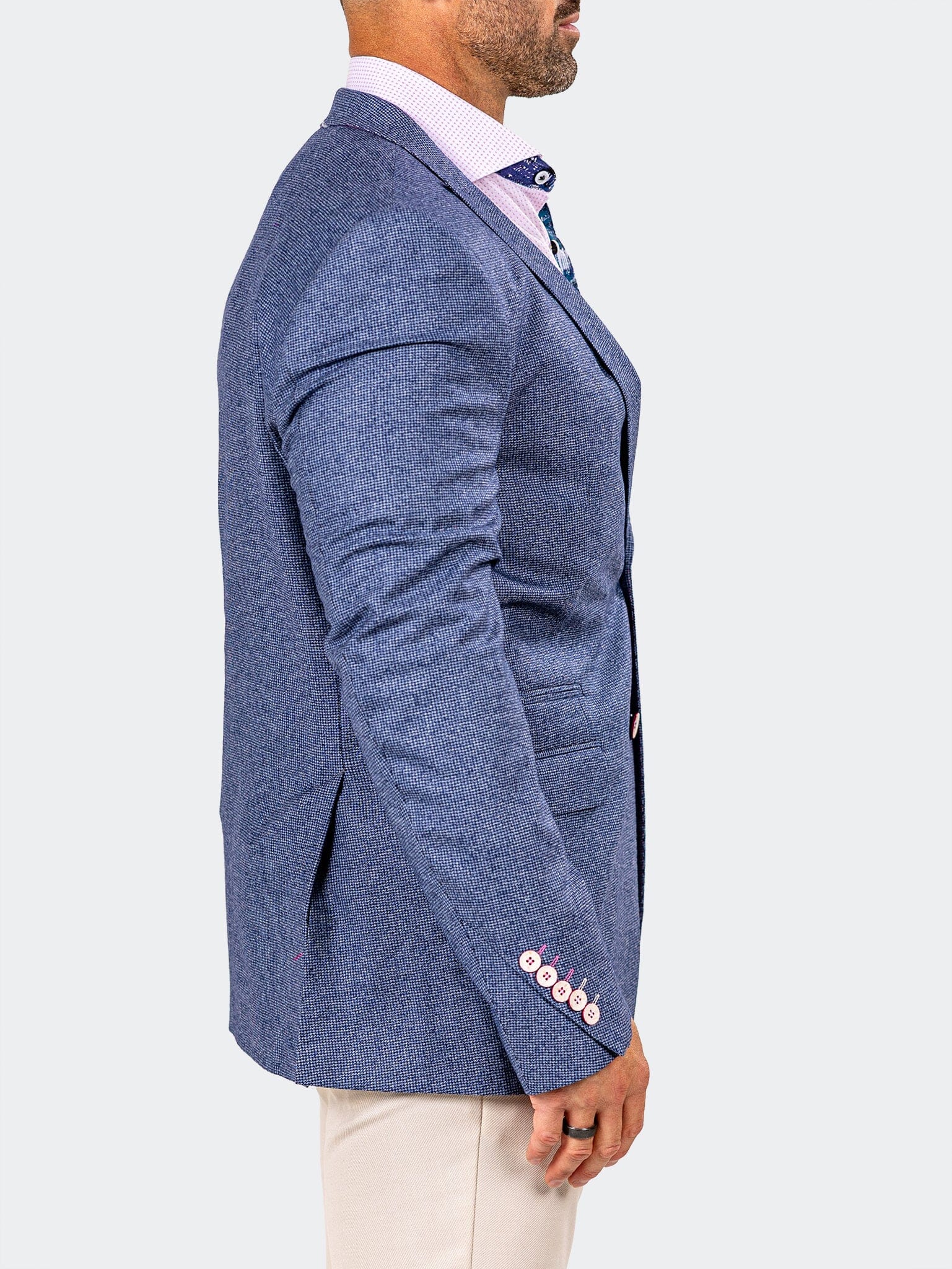 Blazer Descartes Marthyr010 Blue