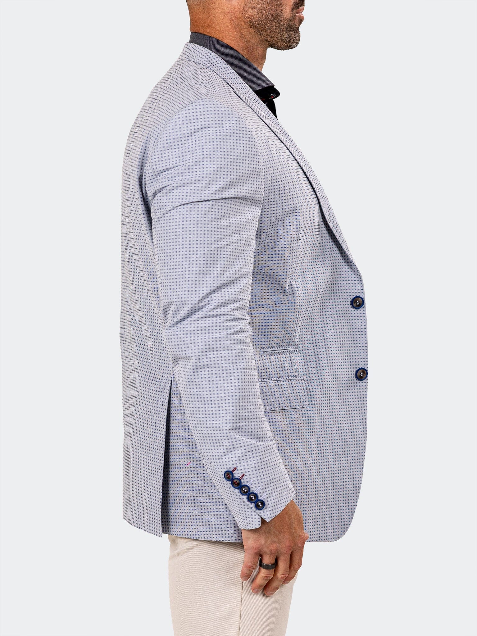 Blazer Descartes Marthyr011 Blue