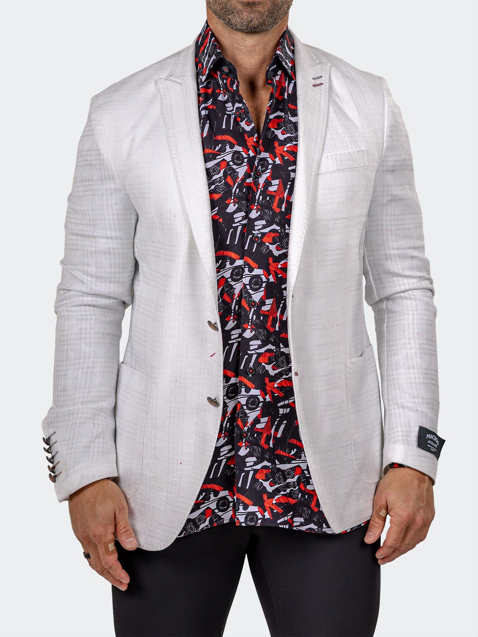 Blazer Uncostructed Marthyr015 White