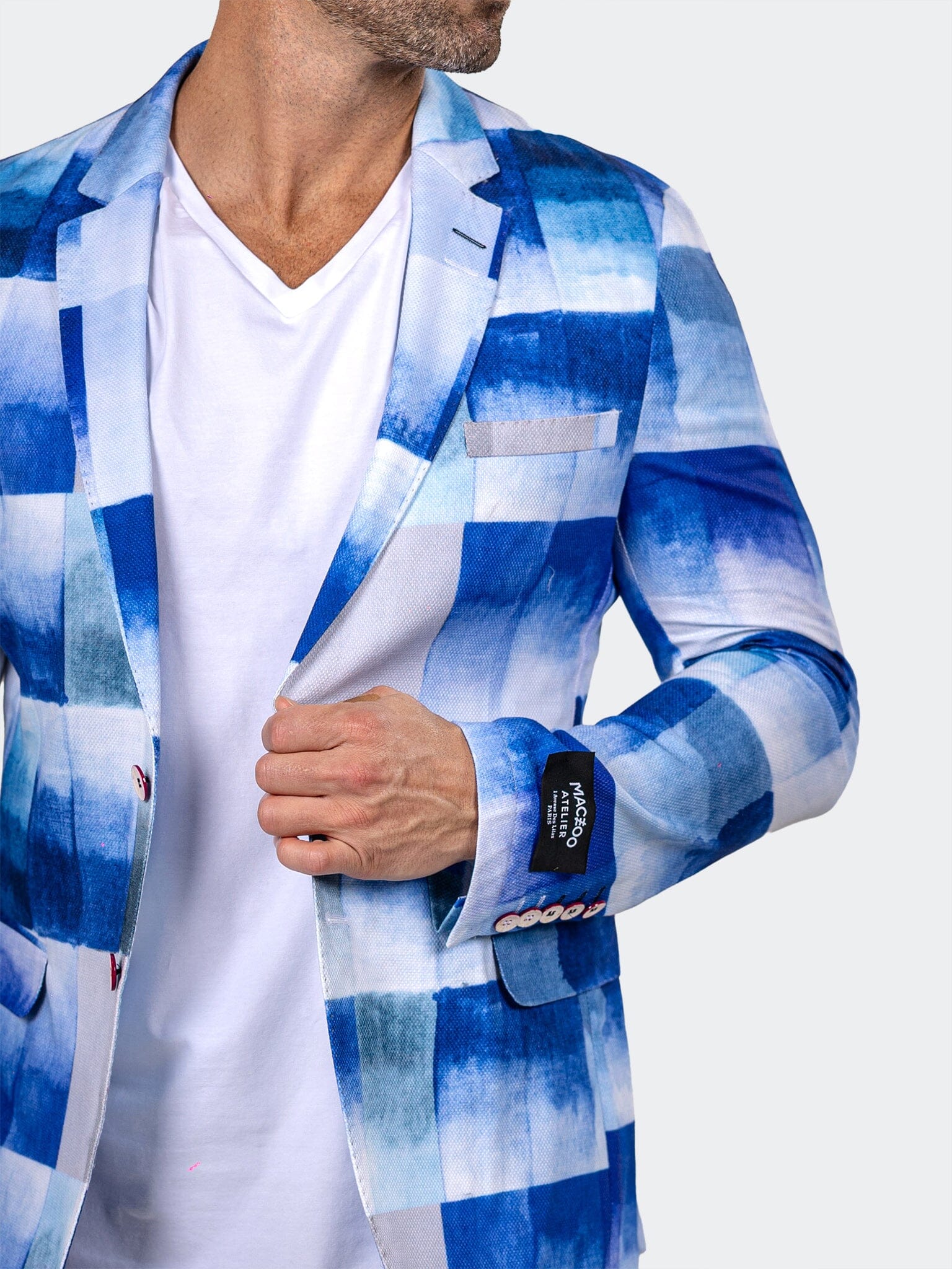 Blazer Uncostructed Marthyr021 Blue