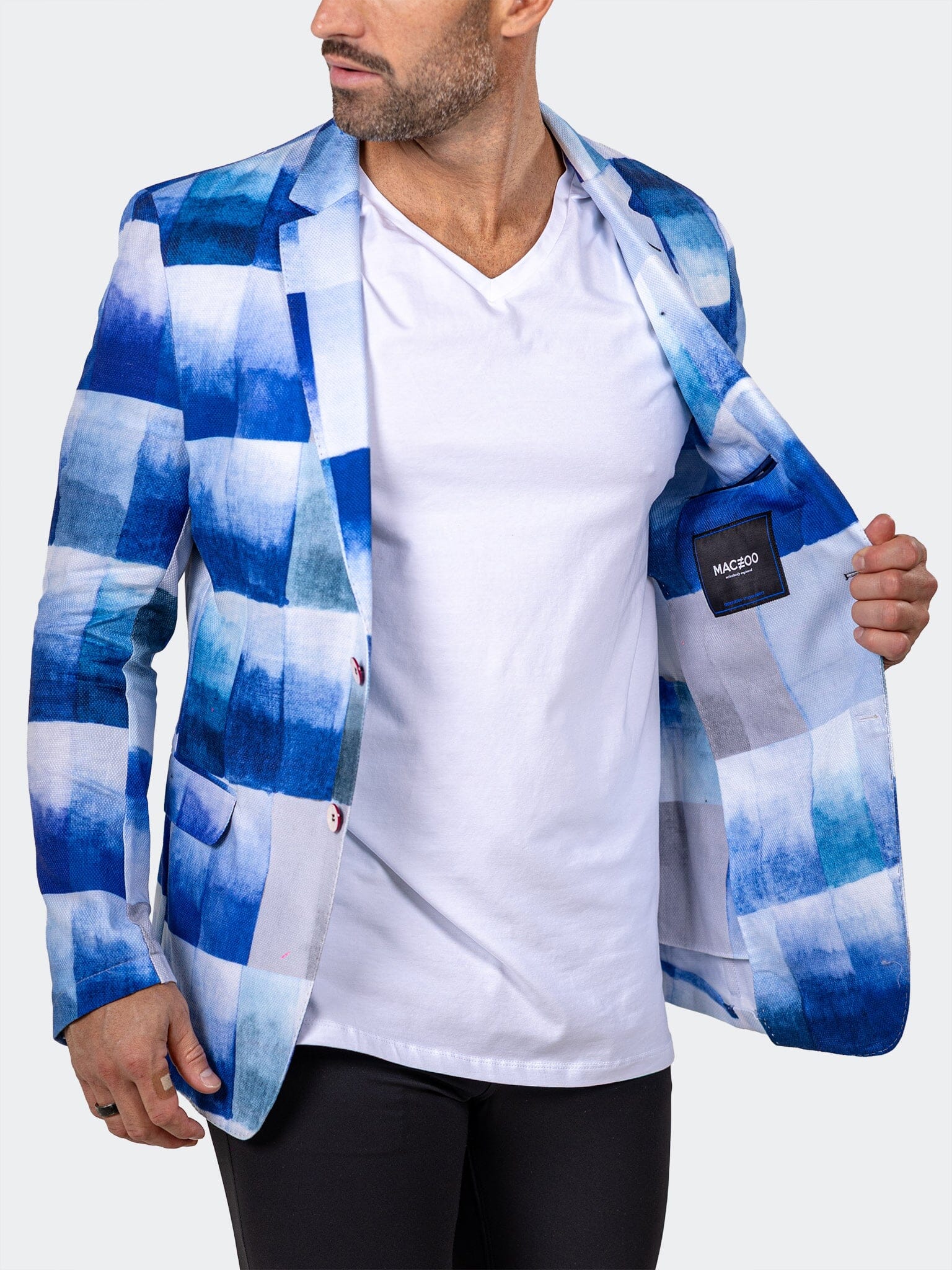 Blazer Uncostructed Marthyr021 Blue