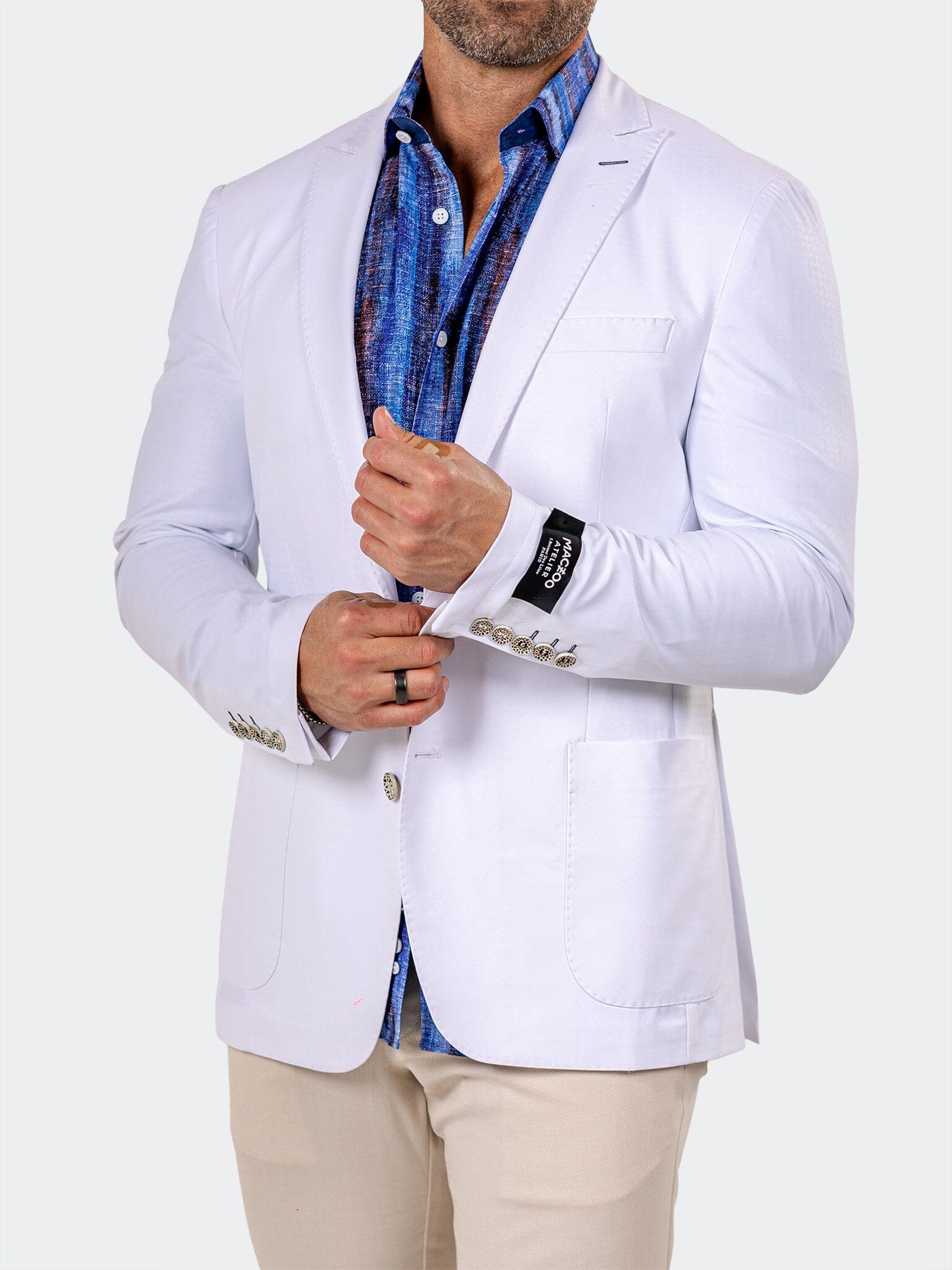 Blazer Uncostructed Marthyr030 White